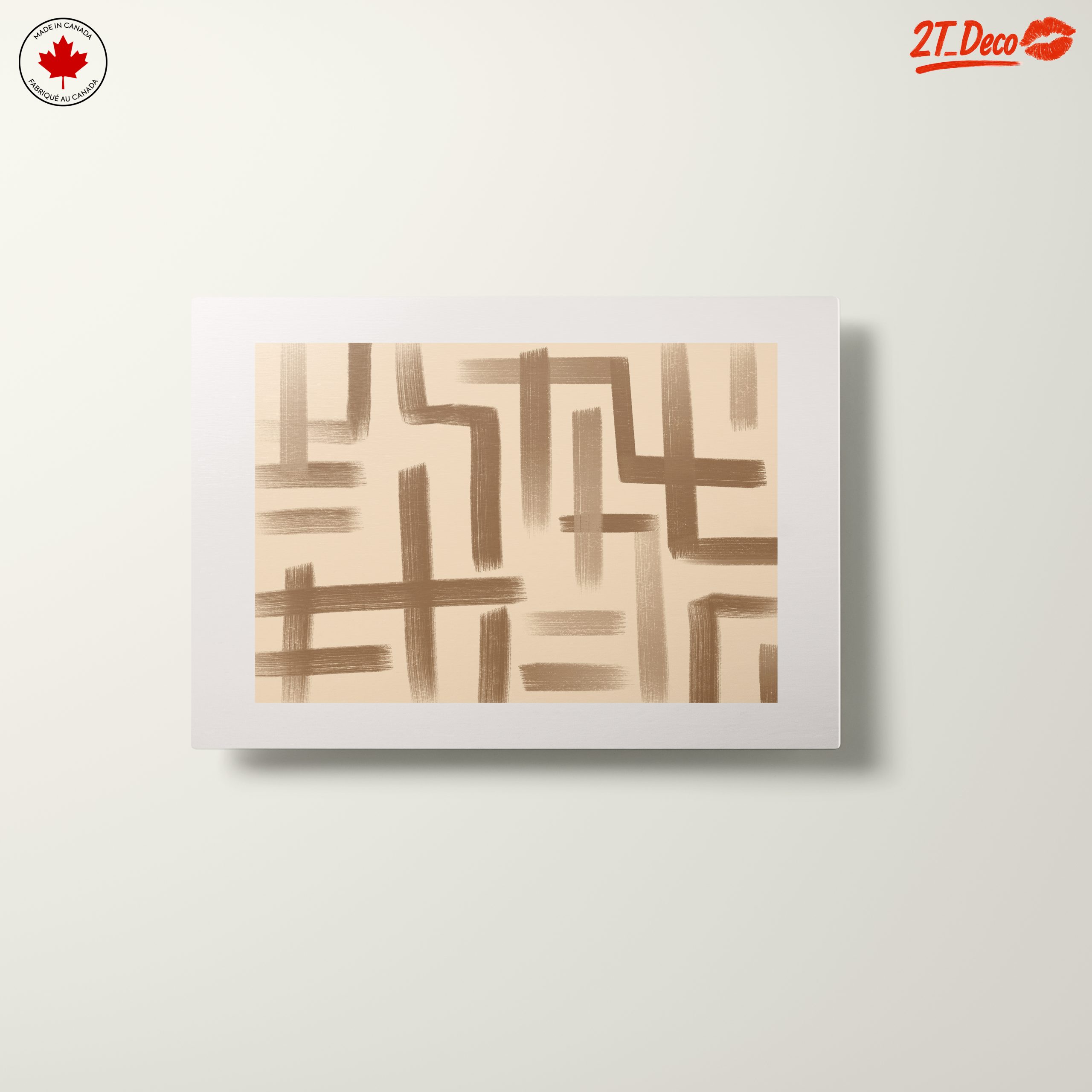 Abstract Geometric Brush Stroke Art - Image 10