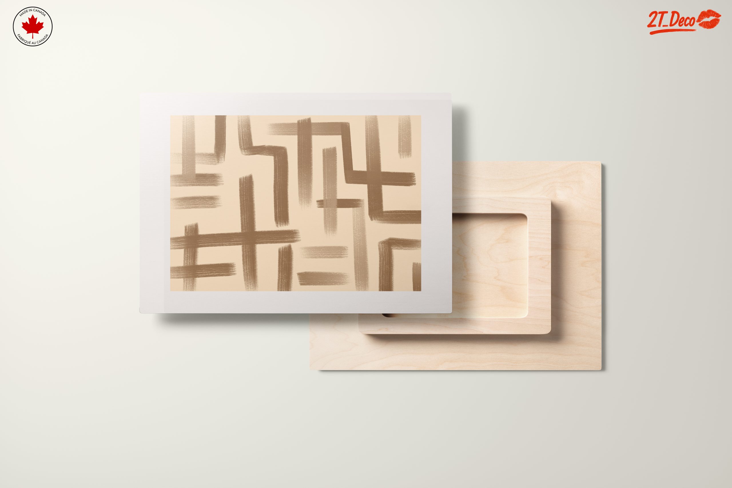 Abstract Geometric Brush Stroke Art - Image 11