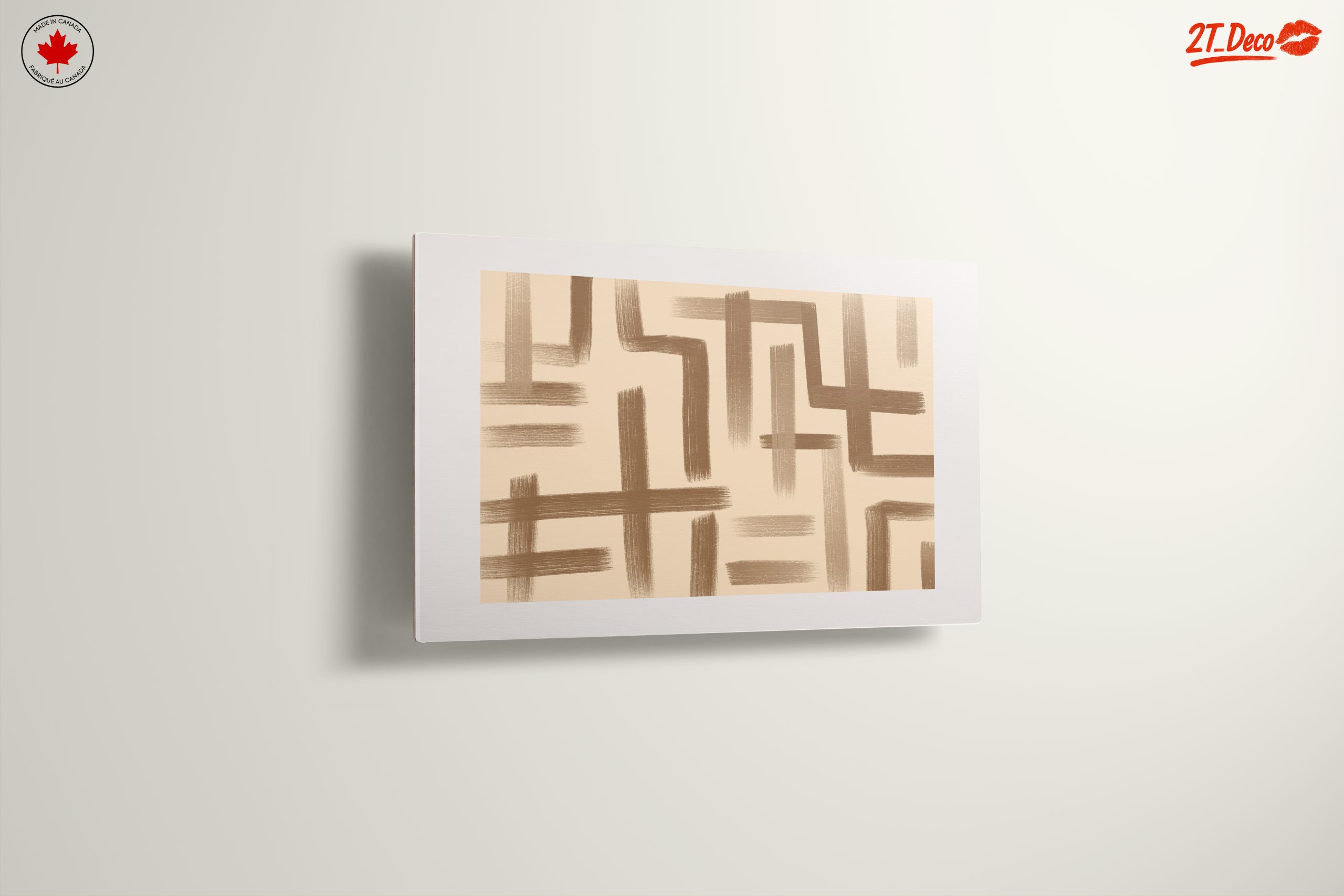 Abstract Geometric Brush Stroke Art - Image 13