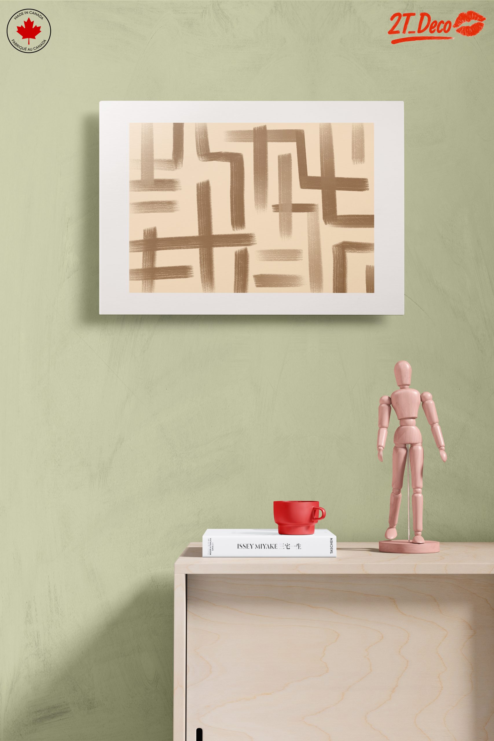 Abstract Geometric Brush Stroke Art - Image 14