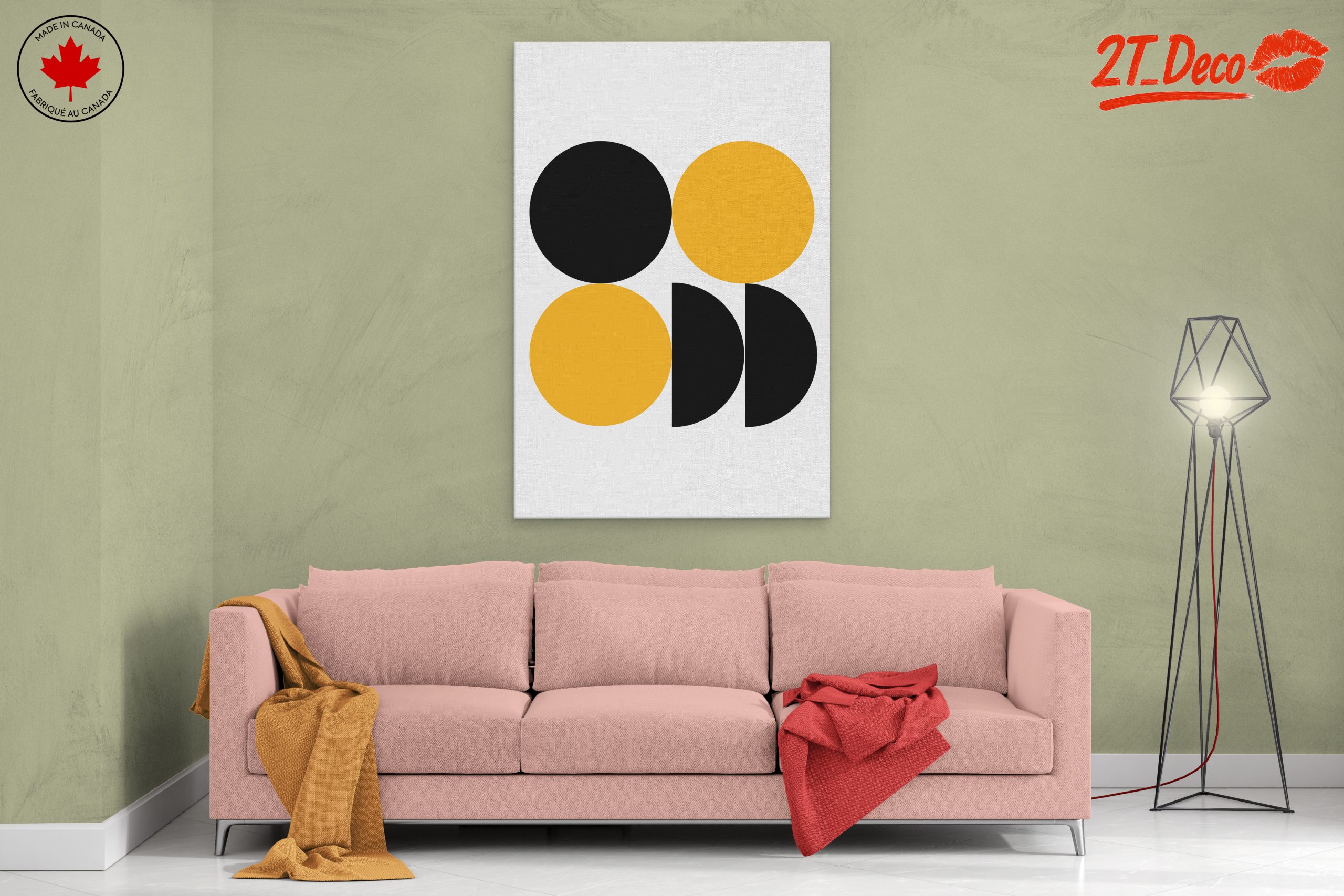 Bold Geometric Abstract Design - Image 2