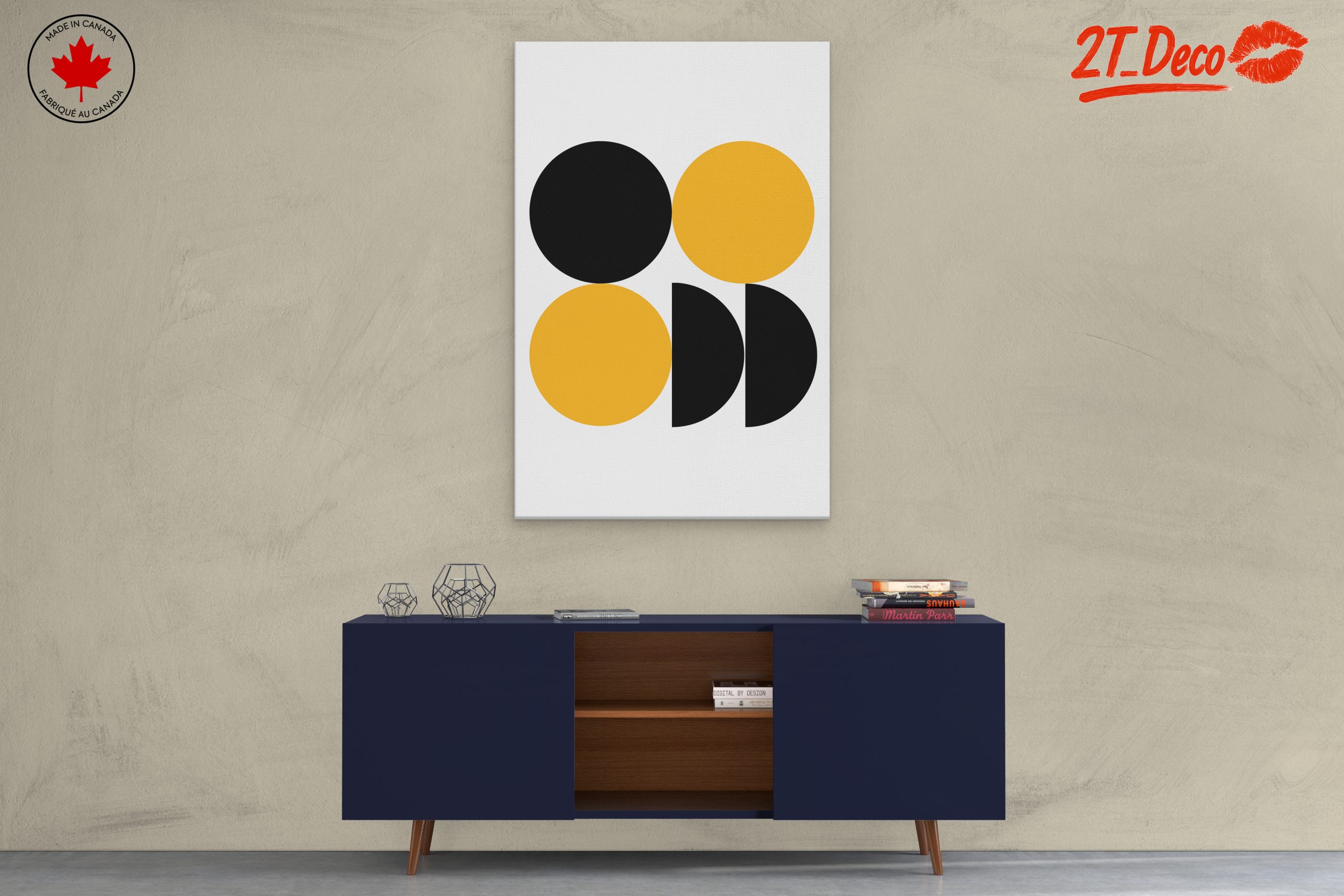 Bold Geometric Abstract Design - Image 3