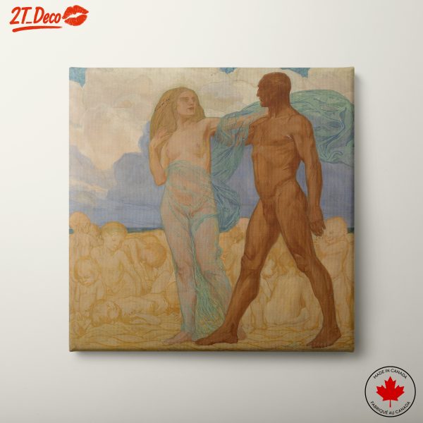 Emotive Abstract Figure Art of Humanity