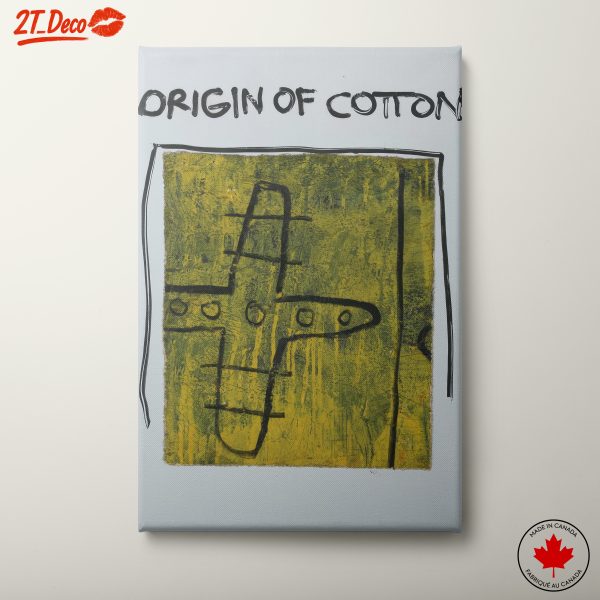 Origin of Cotton Abstract Cultural Artwork
