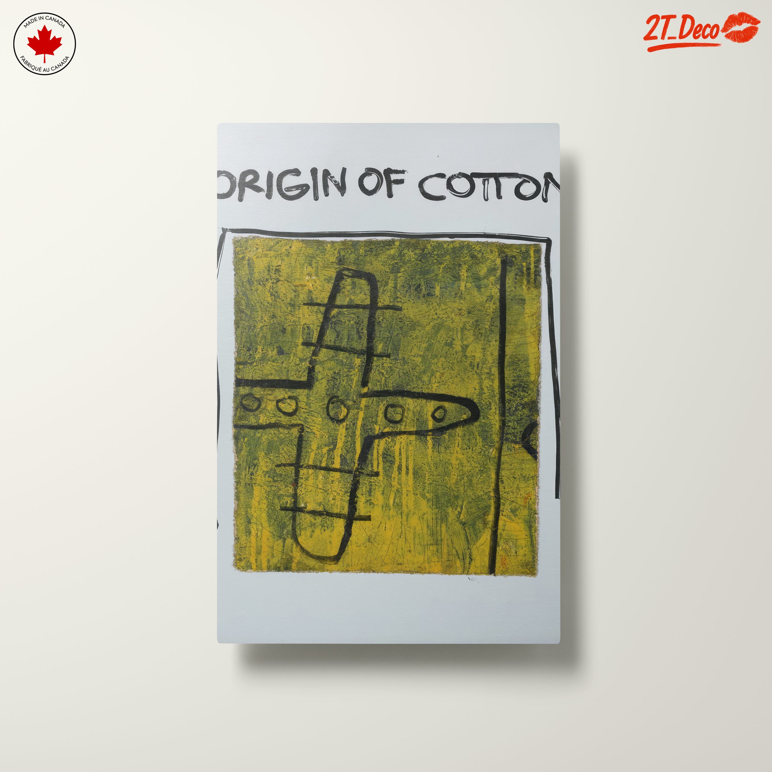 Origin of Cotton Abstract Cultural Artwork - Image 10