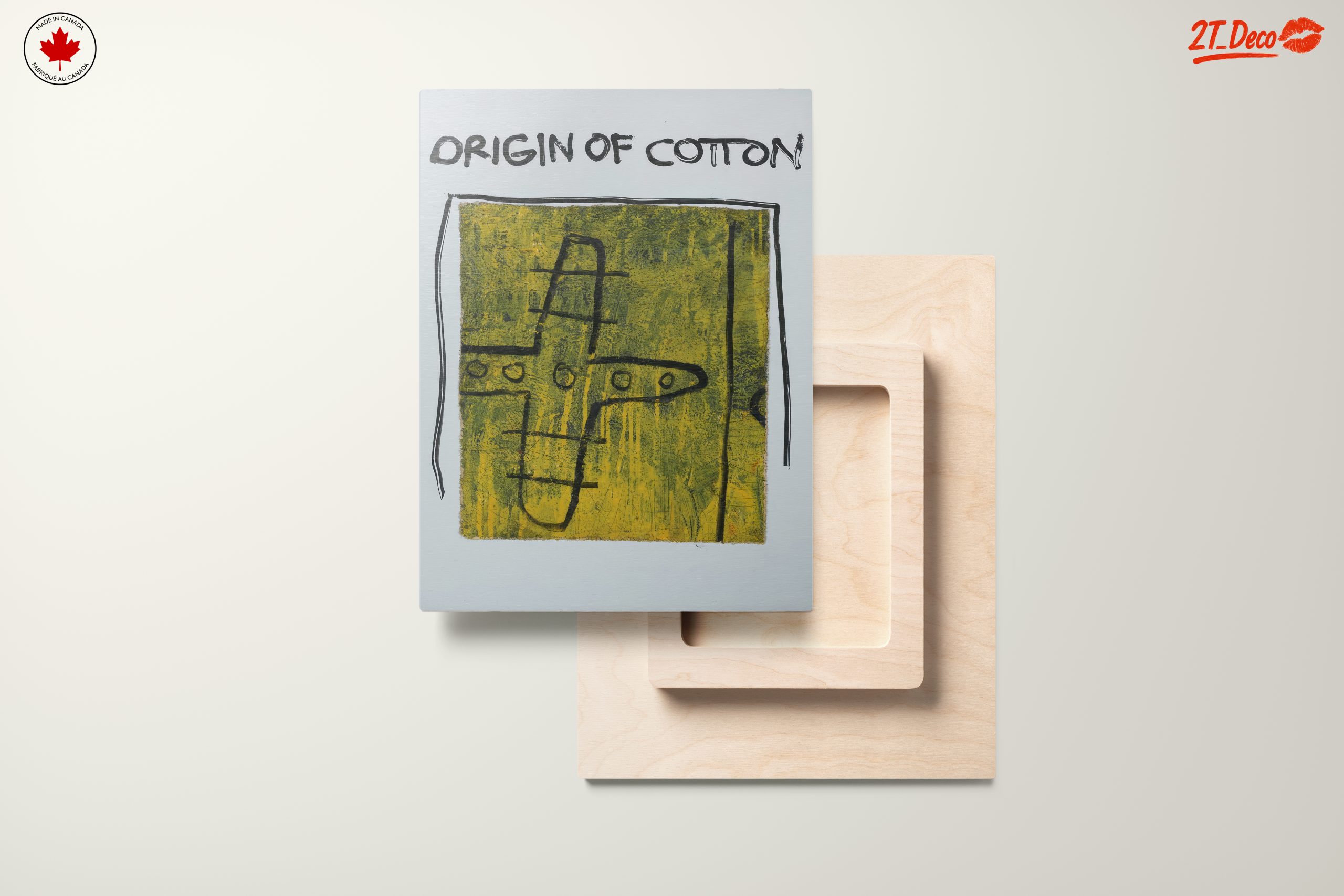 Origin of Cotton Abstract Cultural Artwork - Image 11