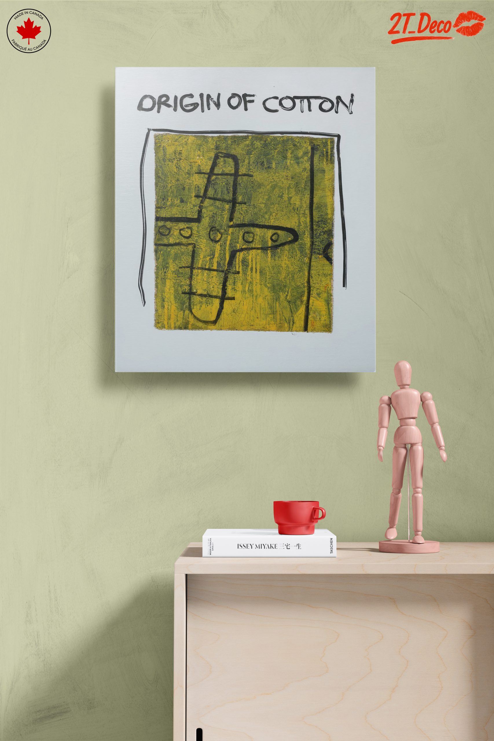 Origin of Cotton Abstract Cultural Artwork - Image 14