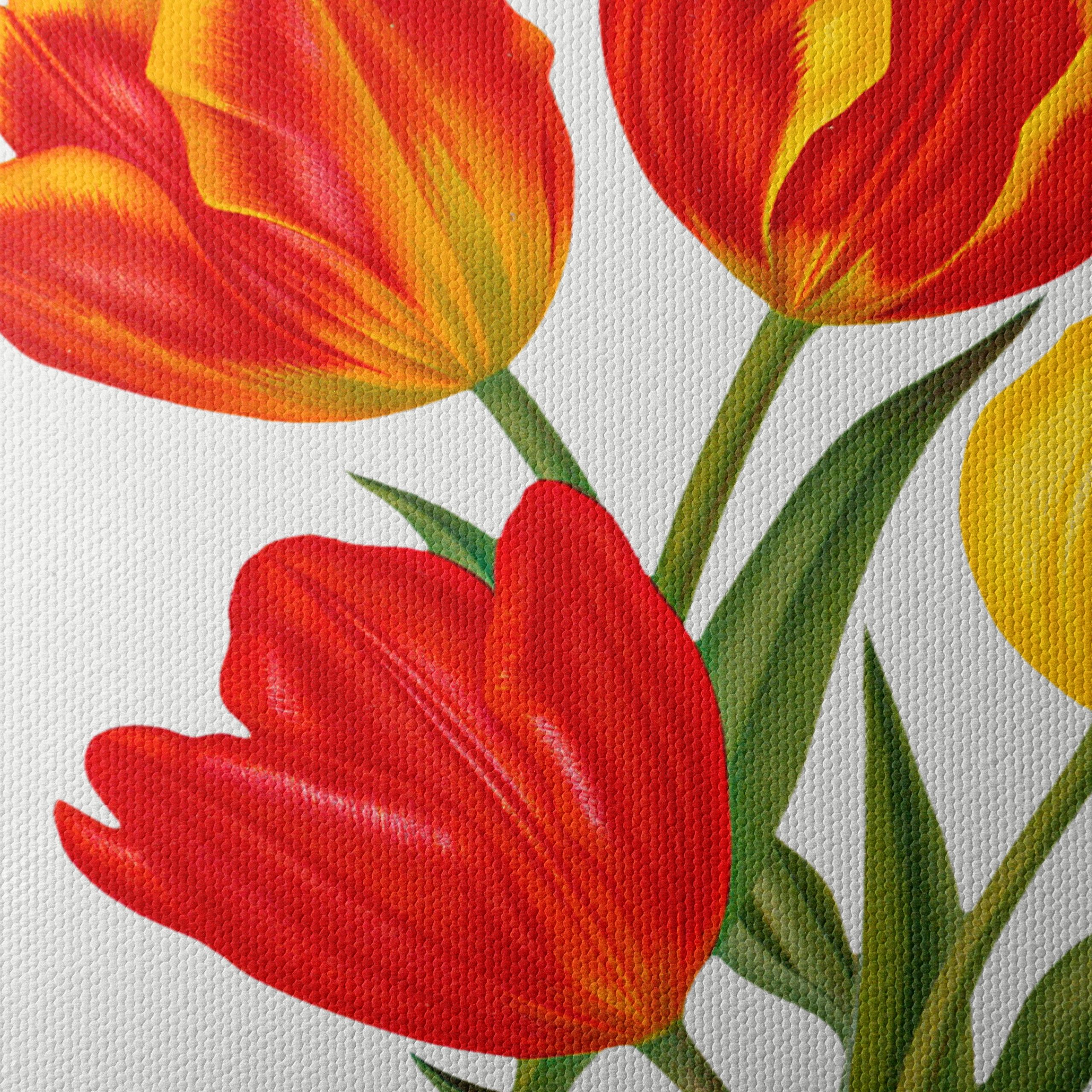 Vibrant Tulip Botanical Art - Image 4