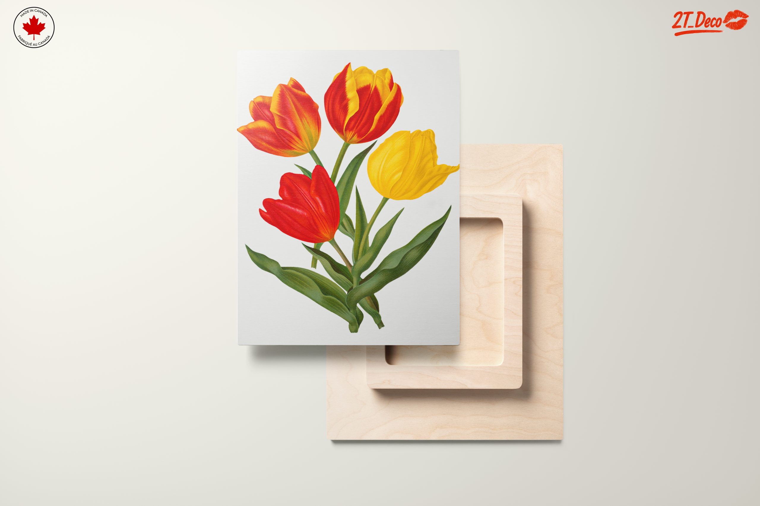 Vibrant Tulip Botanical Art - Image 11