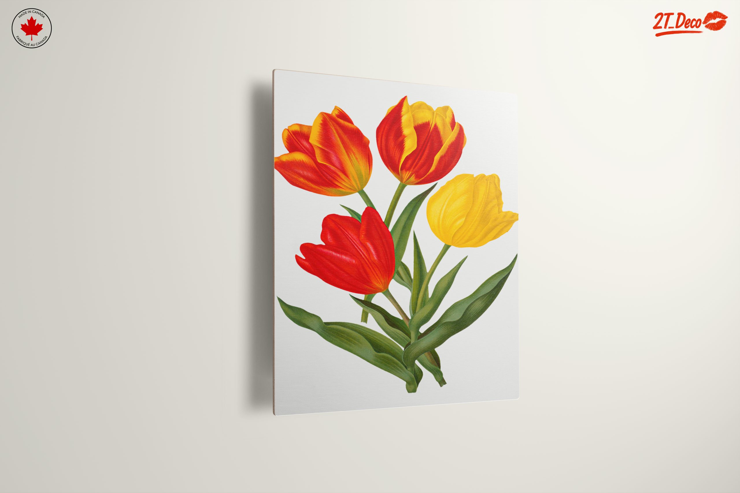Vibrant Tulip Botanical Art - Image 13