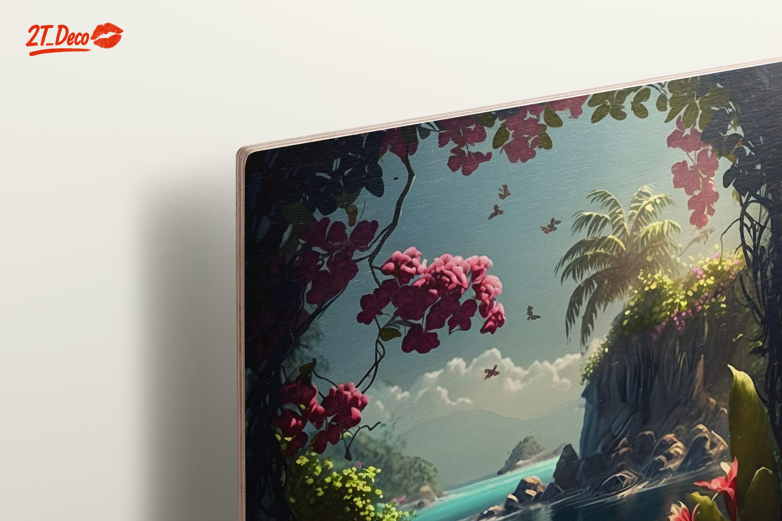 Tropical Paradise Seascape with Floral Elements - Image 15