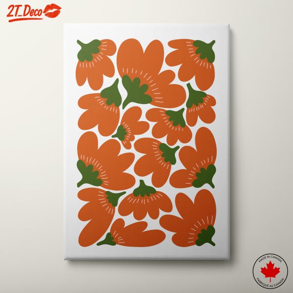 Vibrant Floral Pattern Art 4