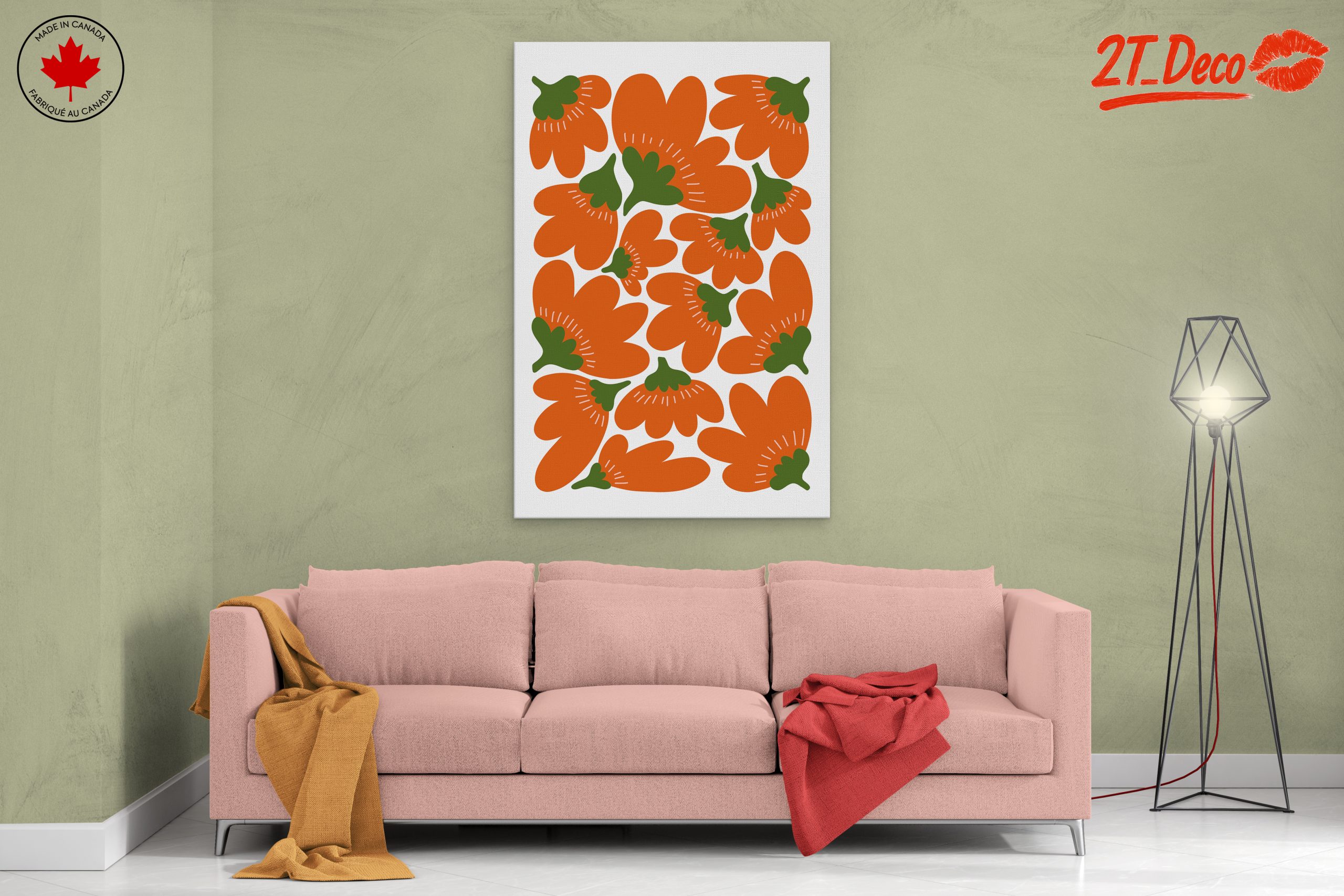 Vibrant Floral Pattern Art 4 - Image 2