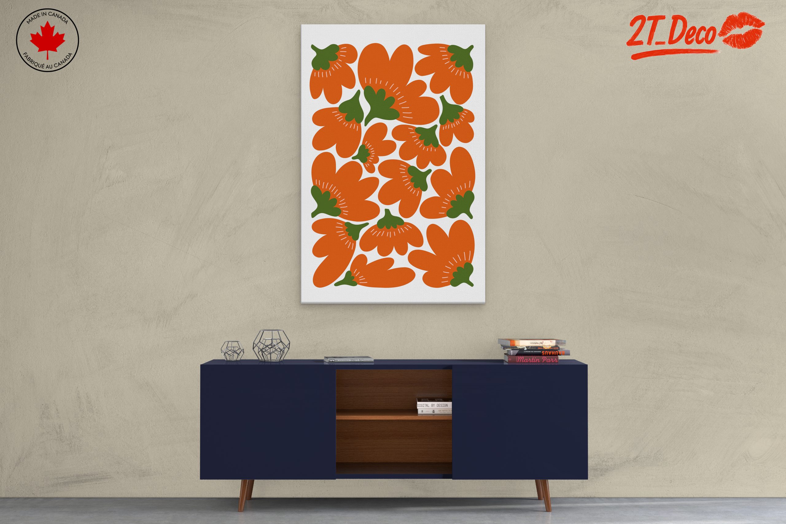 Vibrant Floral Pattern Art 4 - Image 3