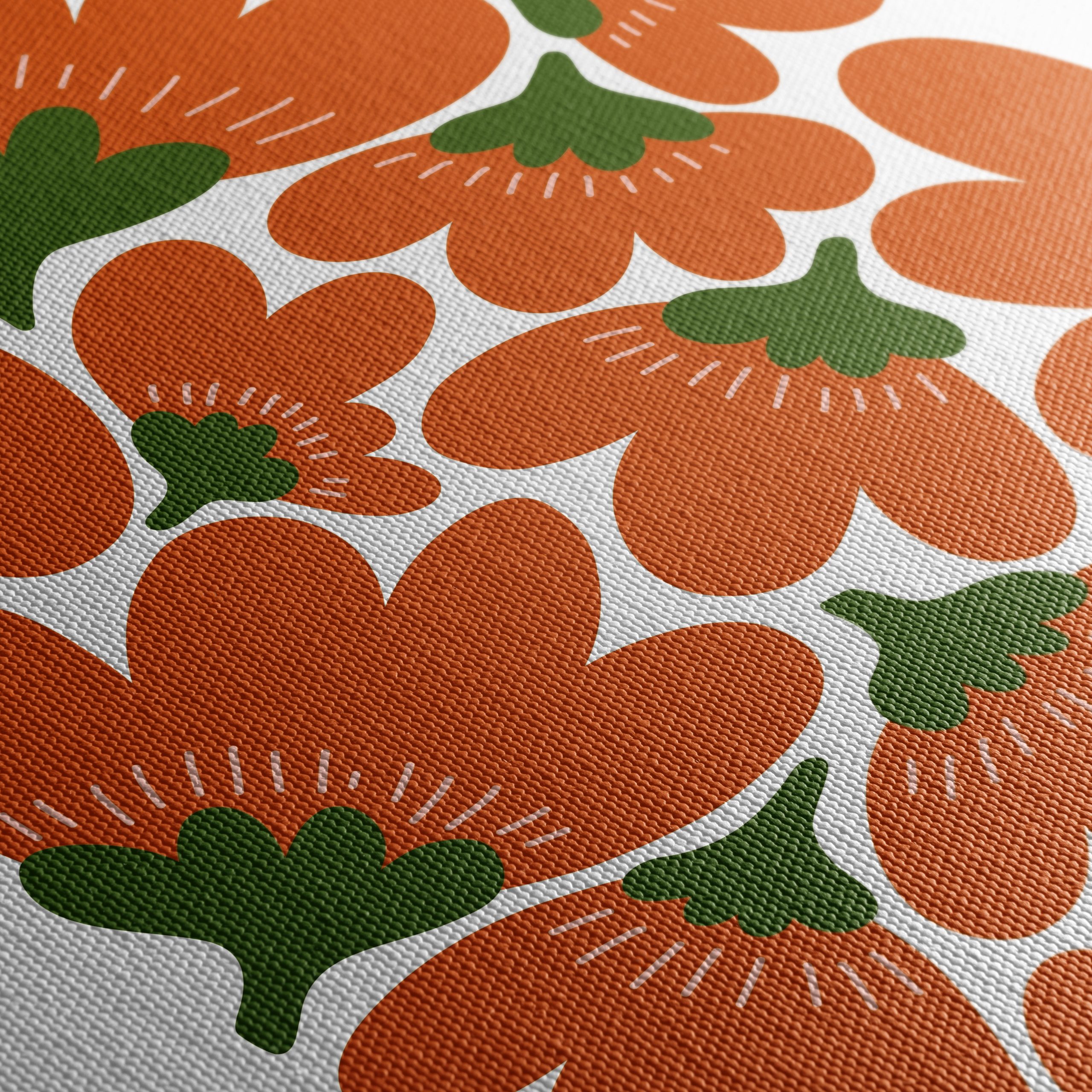 Vibrant Floral Pattern Art 4 - Image 5