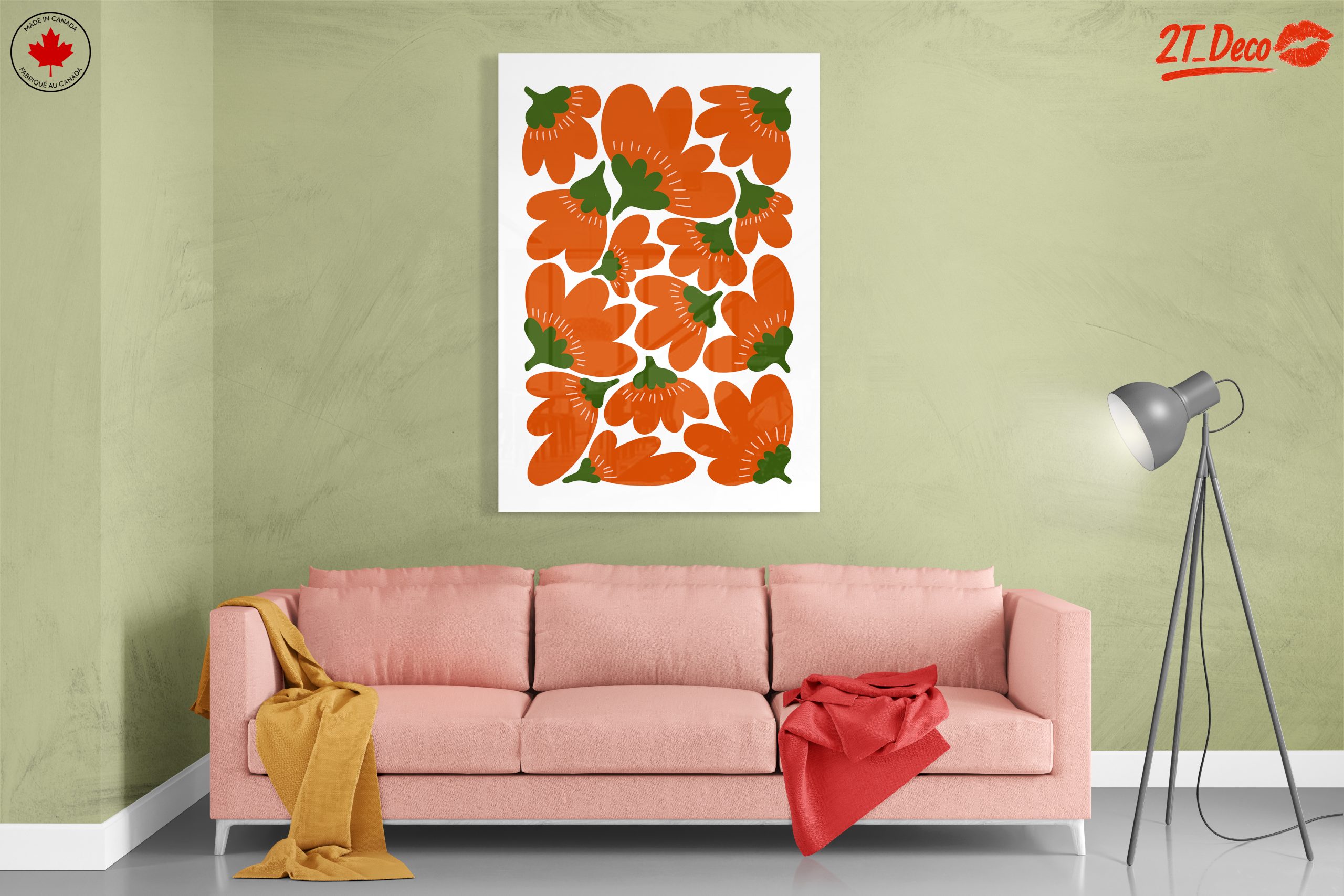 Vibrant Floral Pattern Art 4 - Image 7