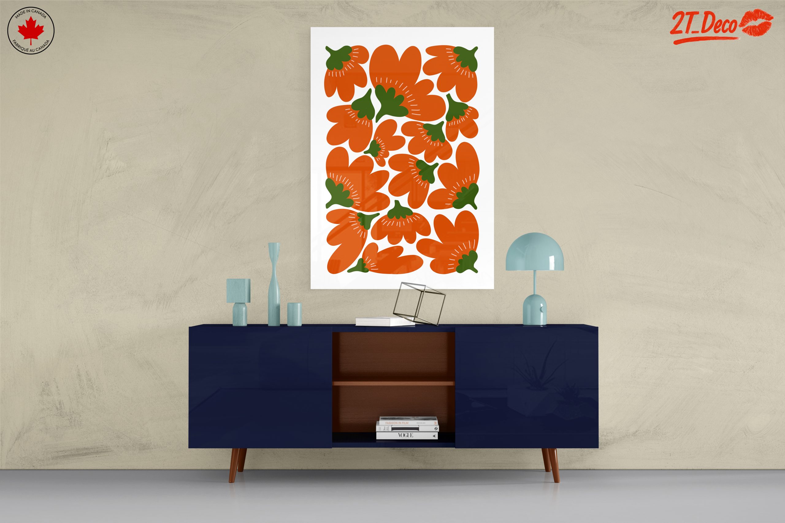 Vibrant Floral Pattern Art 4 - Image 8