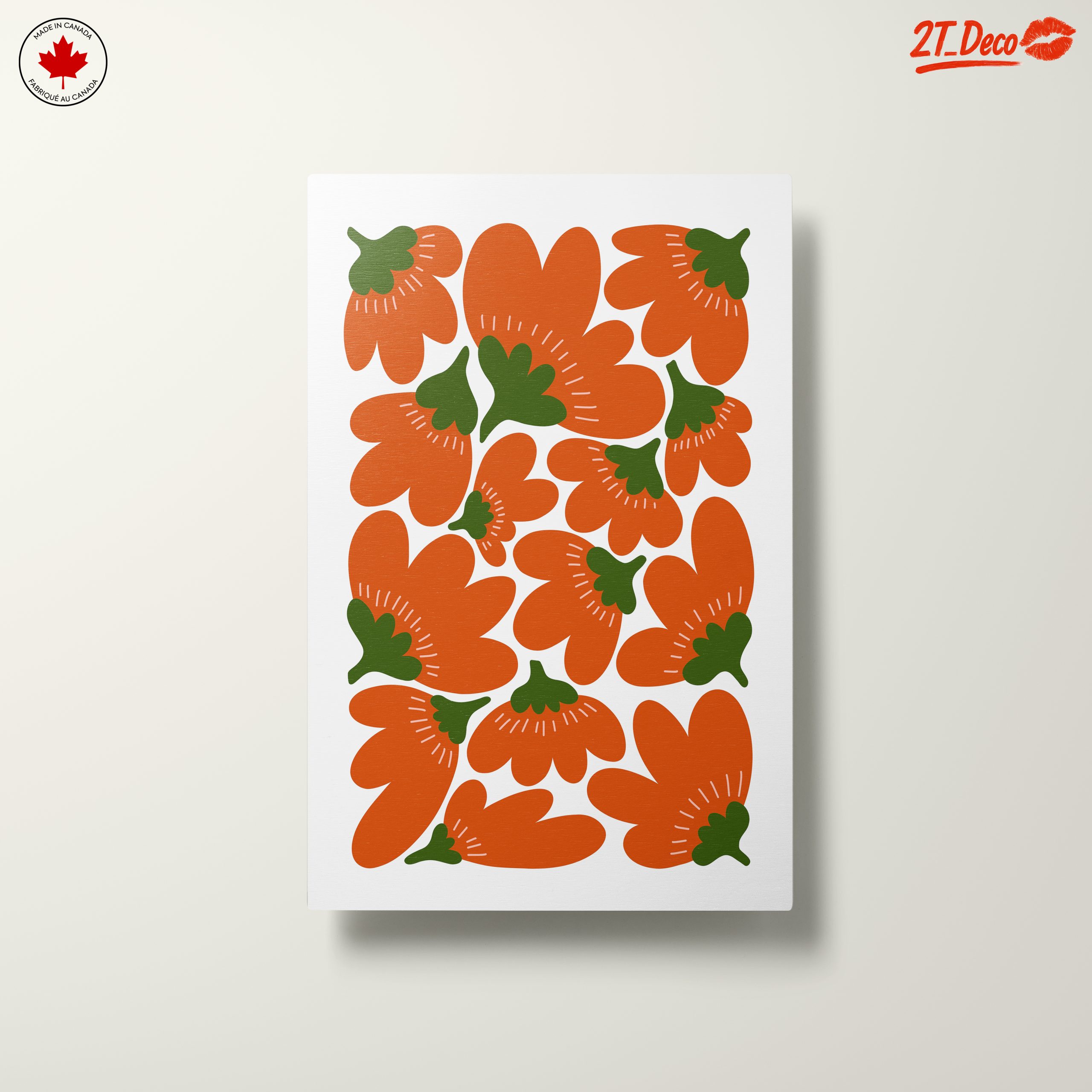 Vibrant Floral Pattern Art 4 - Image 10