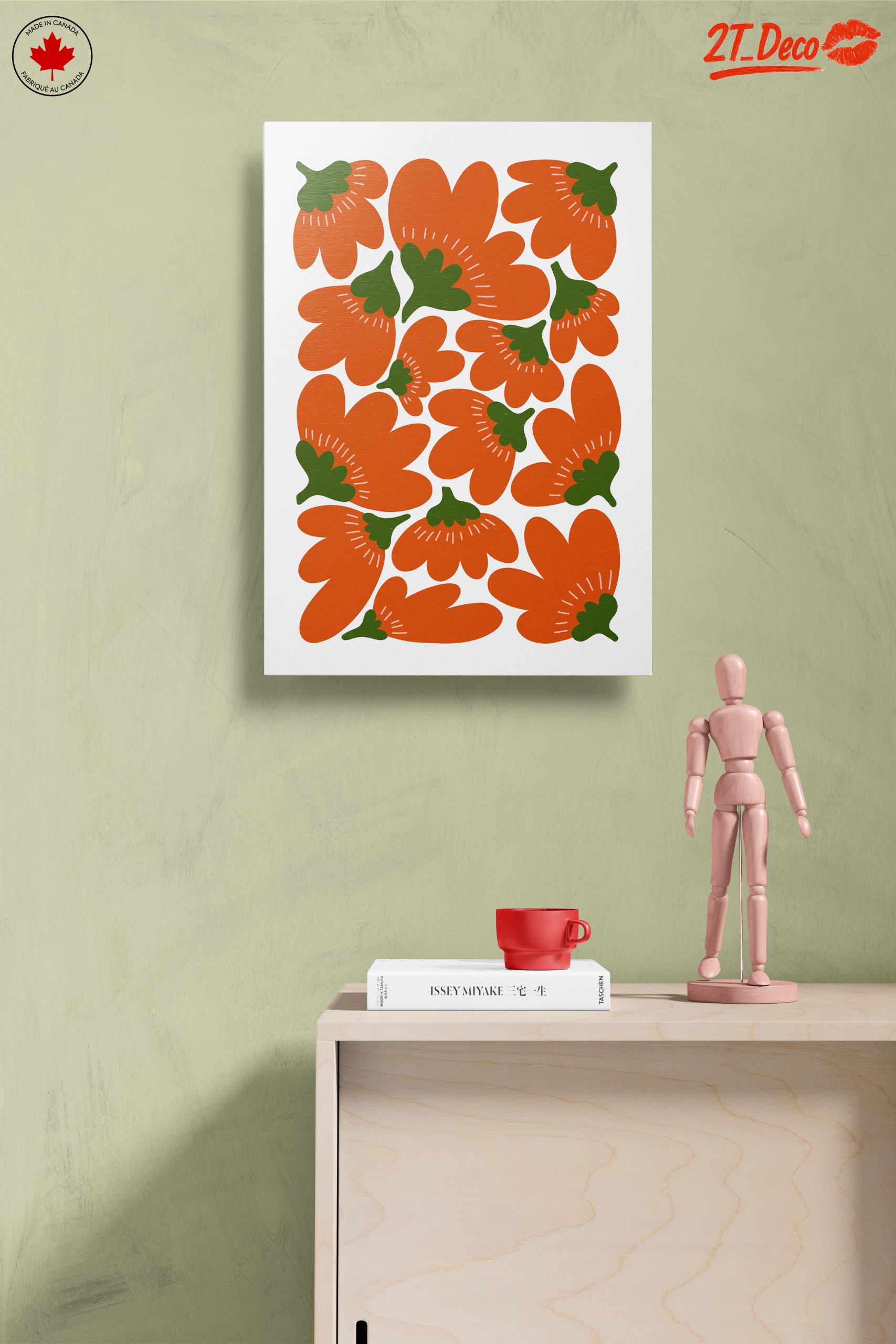 Vibrant Floral Pattern Art 4 - Image 14