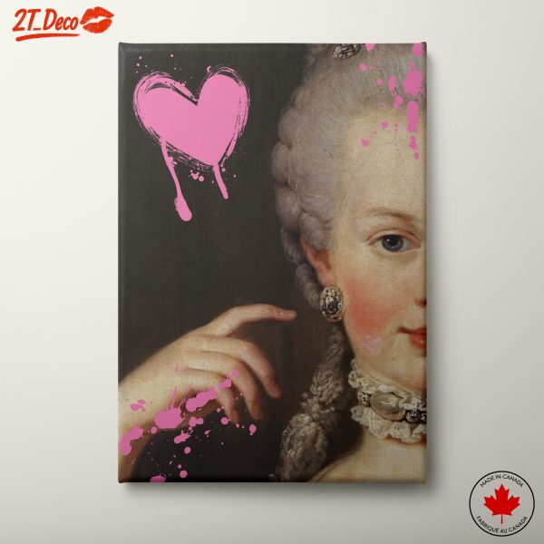 Contemporary Portrait with Pink Accents