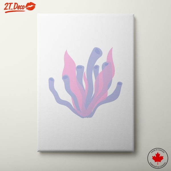 Abstract Marine Life in Soft Colors