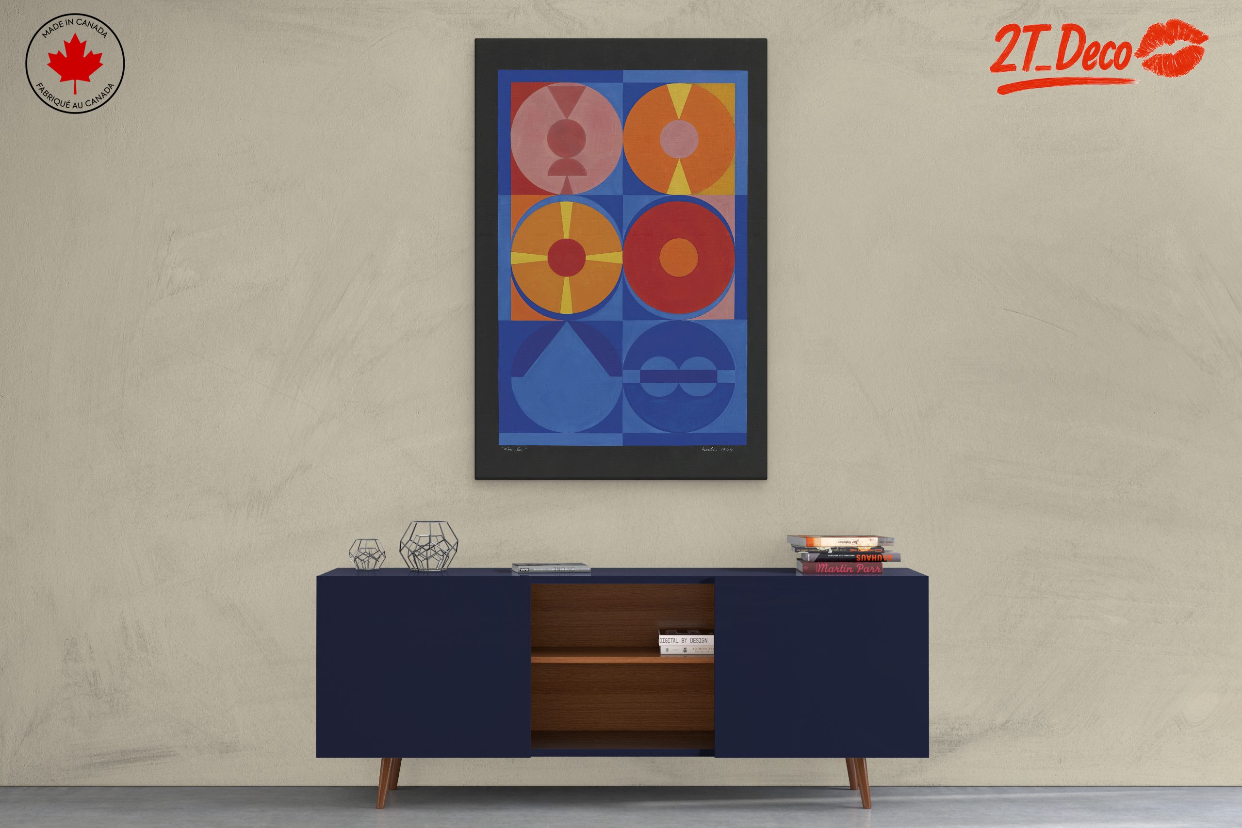 Geometric Abstract Shapes in Bold Colors - Image 3