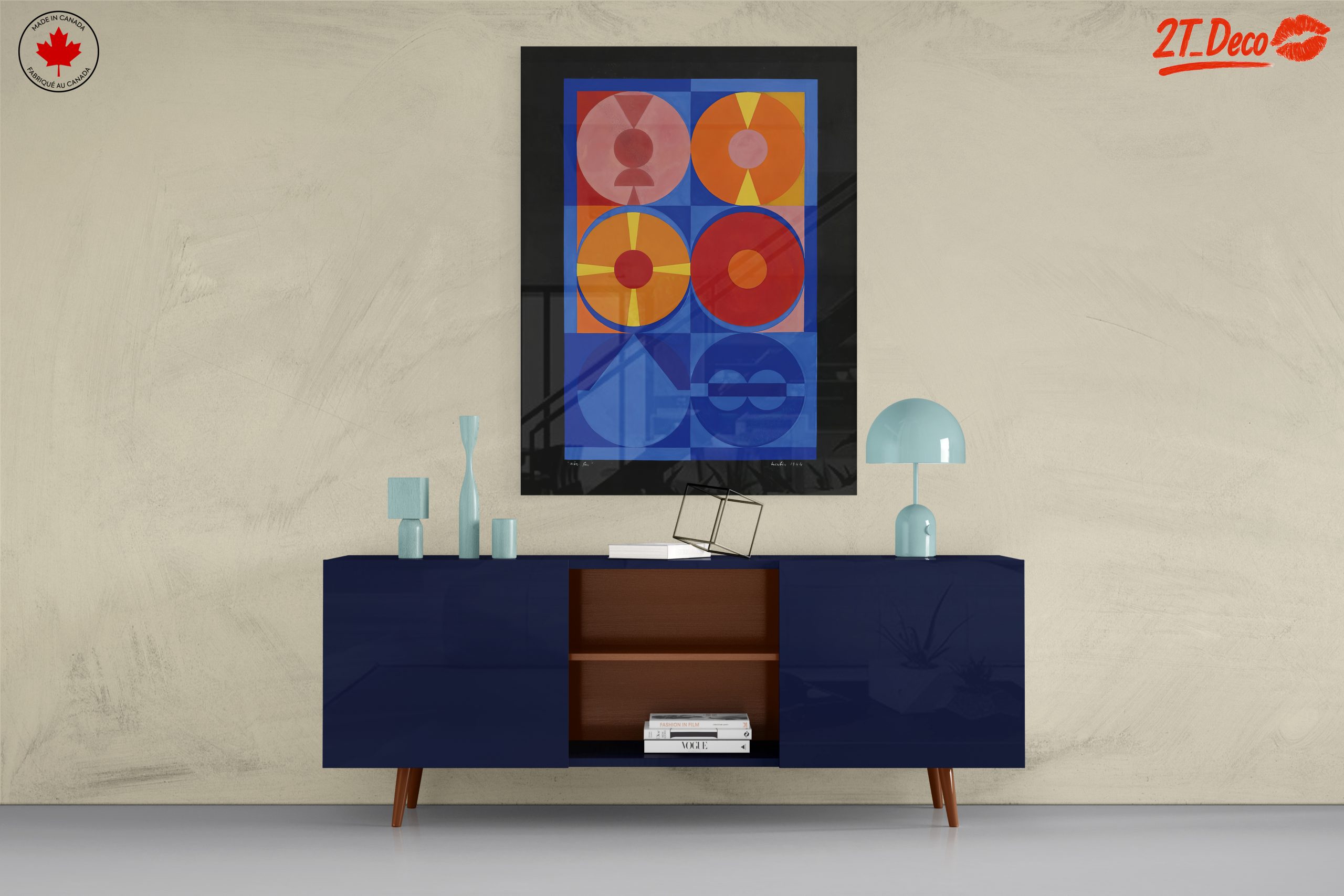 Geometric Abstract Shapes in Bold Colors - Image 8