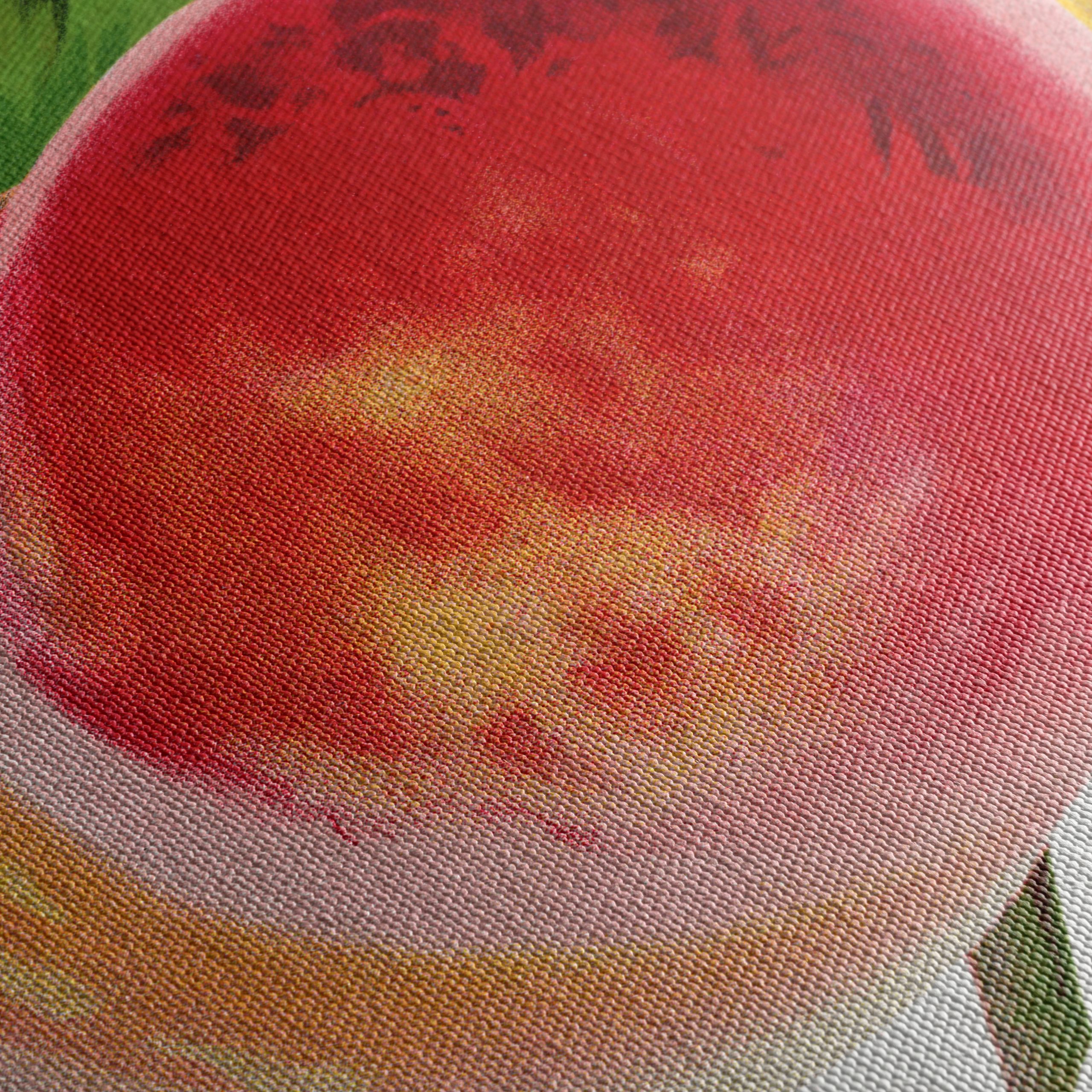 Vibrant Abstract Peaches Art - Image 5