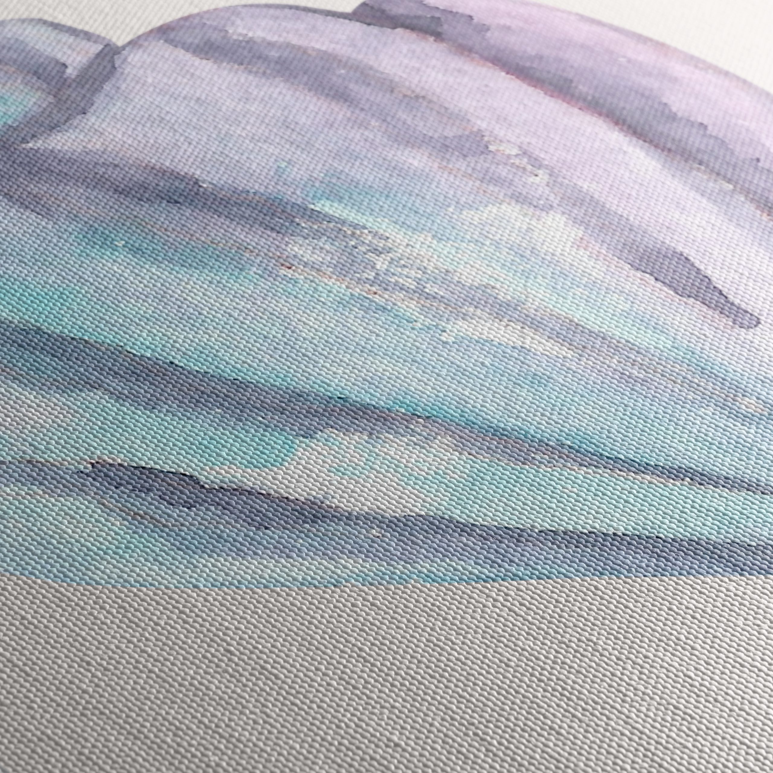 Watercolor Shell Botanical Abstract Art - Image 5