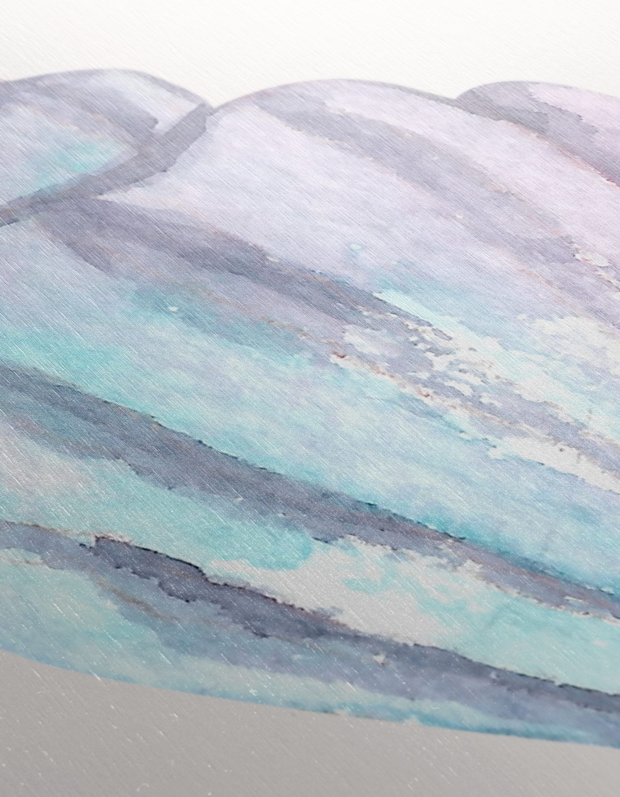 Watercolor Shell Botanical Abstract Art - Image 12