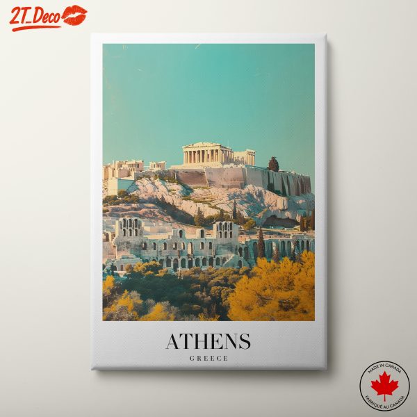 Athens Landscape with Iconic Architecture