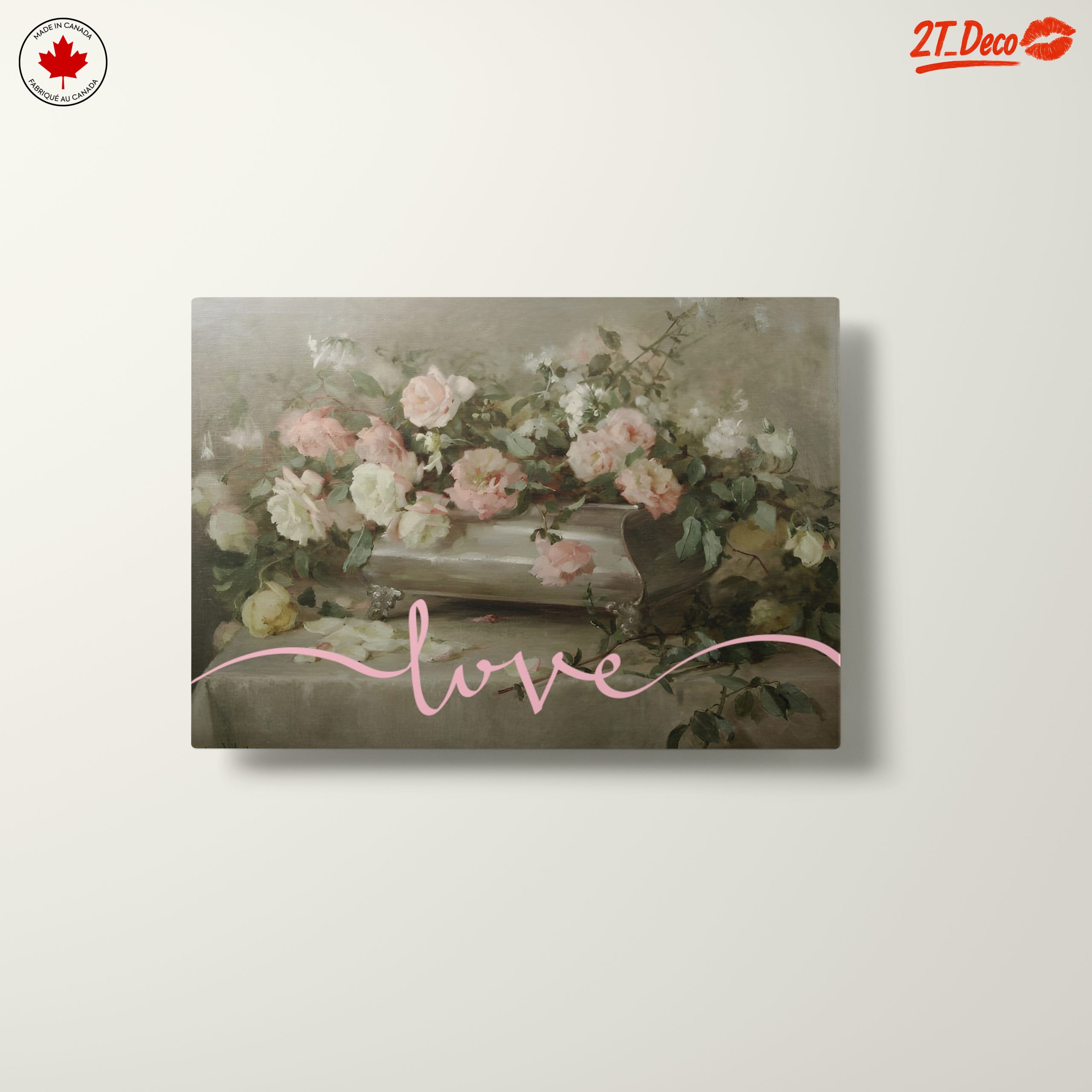 Romantic Floral Love Artwork - Image 10