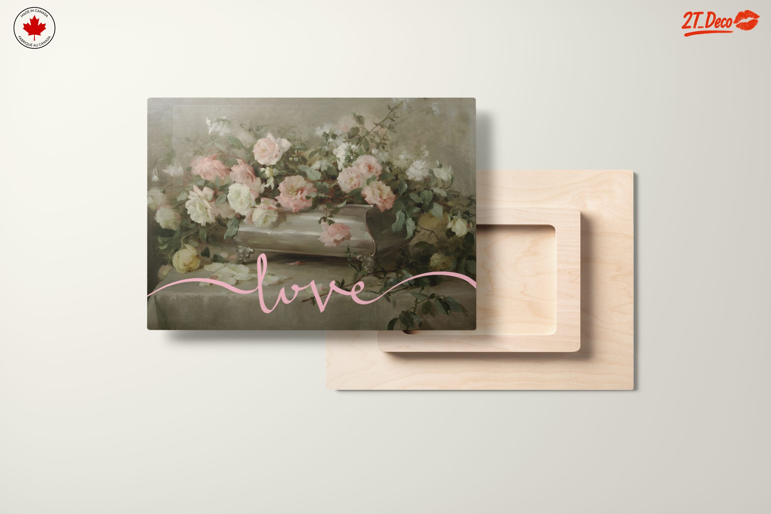 Romantic Floral Love Artwork - Image 11
