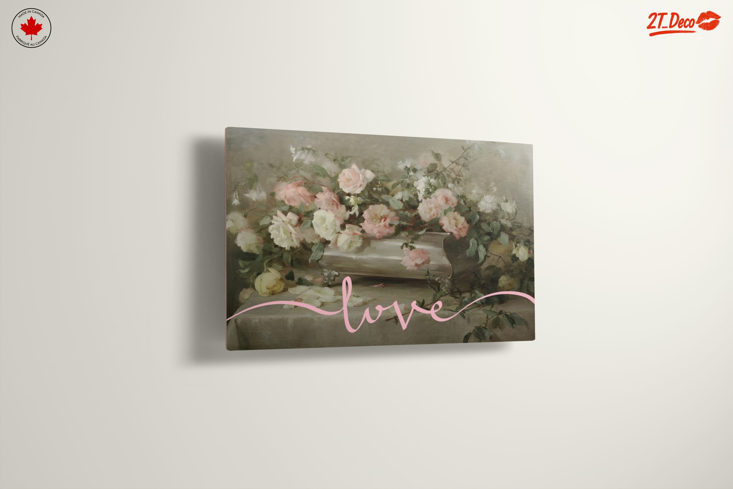Romantic Floral Love Artwork - Image 13