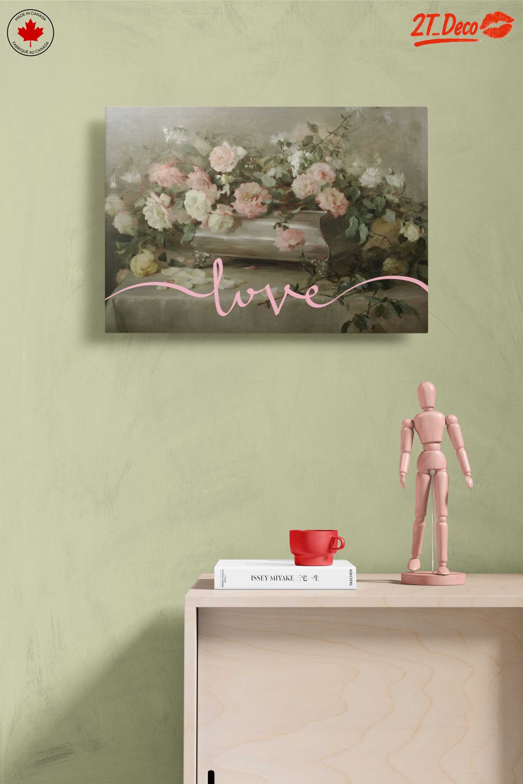 Romantic Floral Love Artwork - Image 14