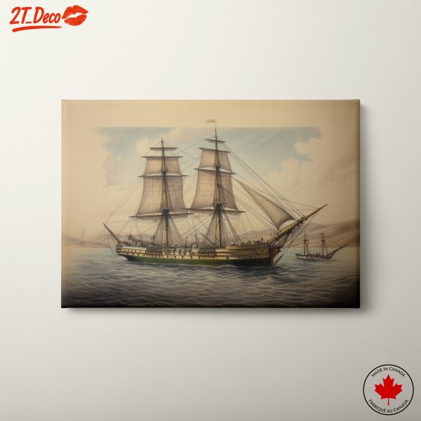 Historic Maritime Adventure Painting