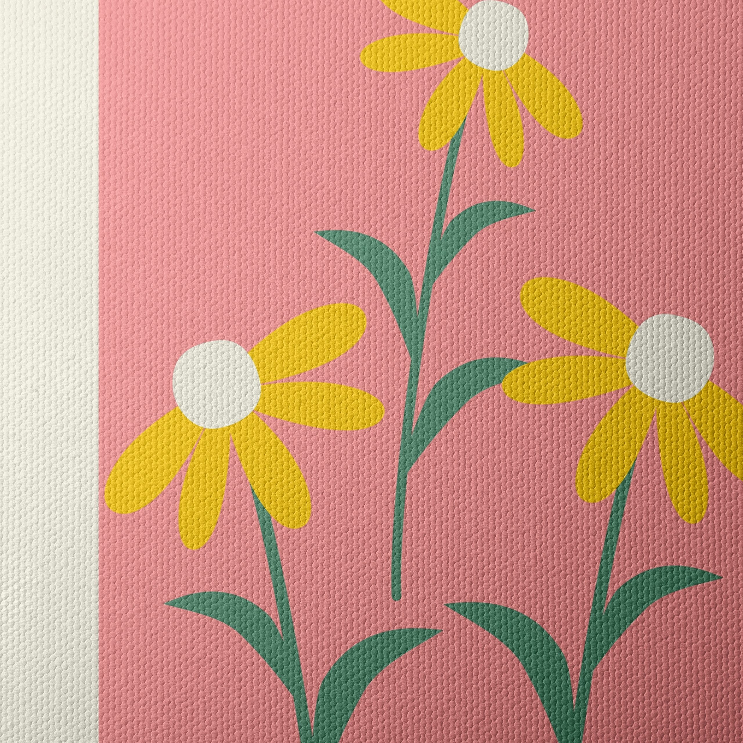 Stylized Botanical Art Featuring Daisies - Image 4