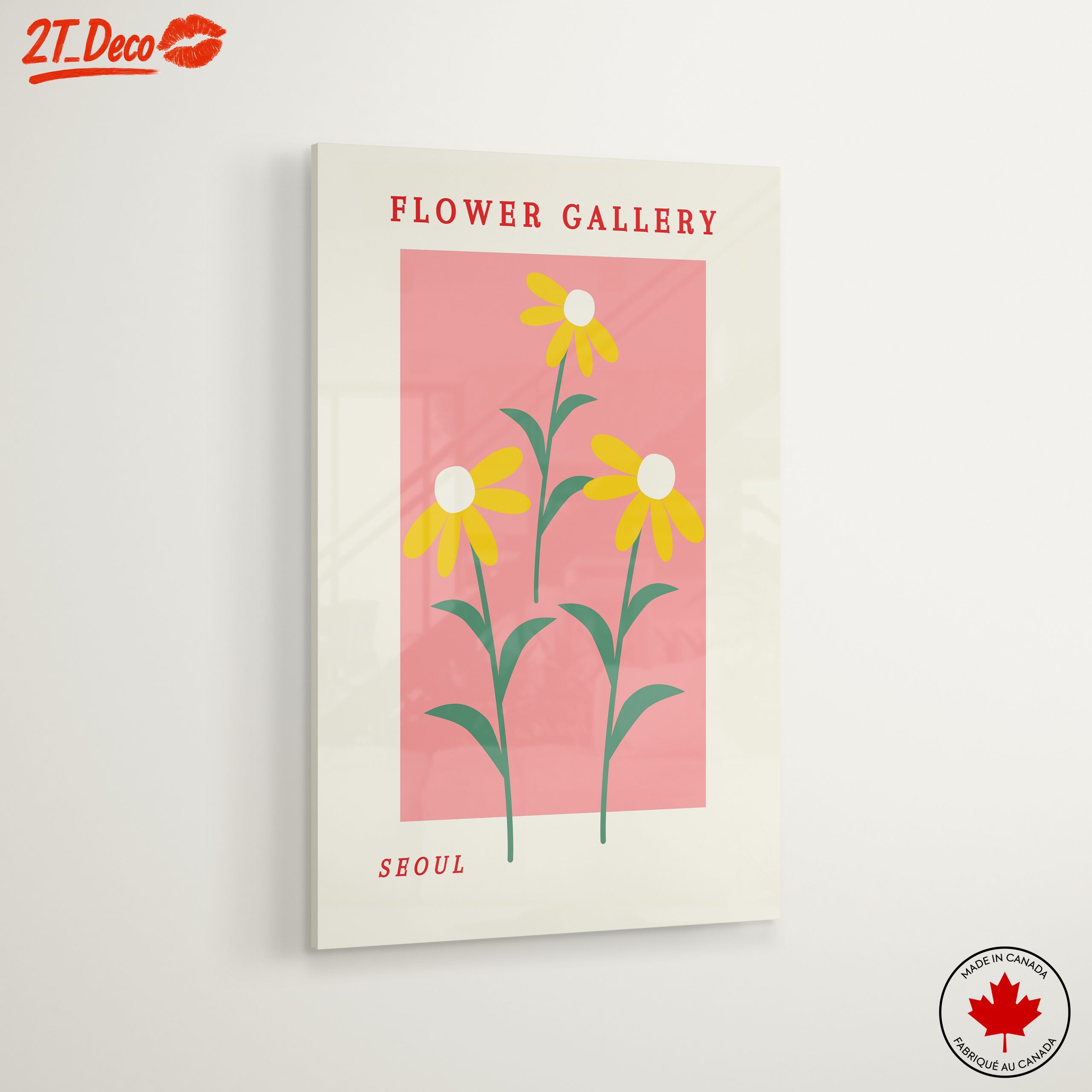 Stylized Botanical Art Featuring Daisies - Image 6