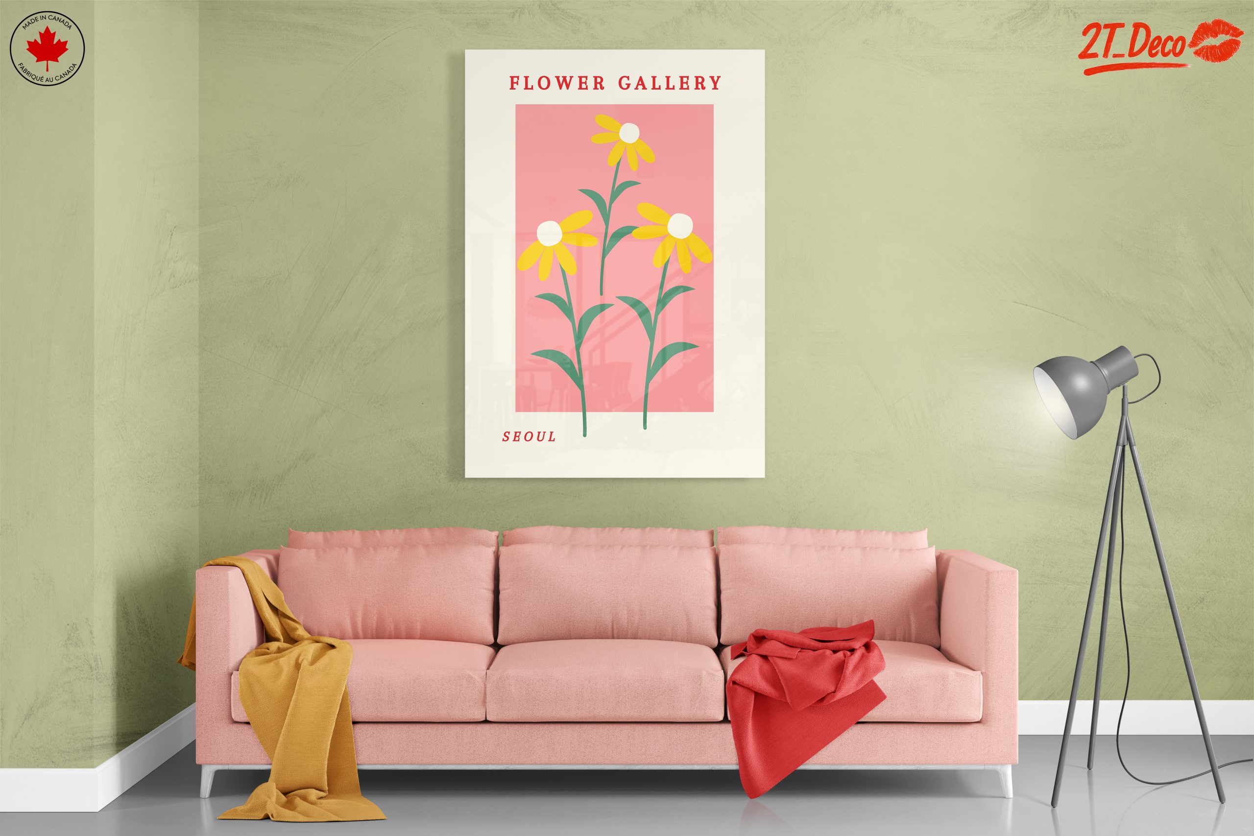 Stylized Botanical Art Featuring Daisies - Image 7