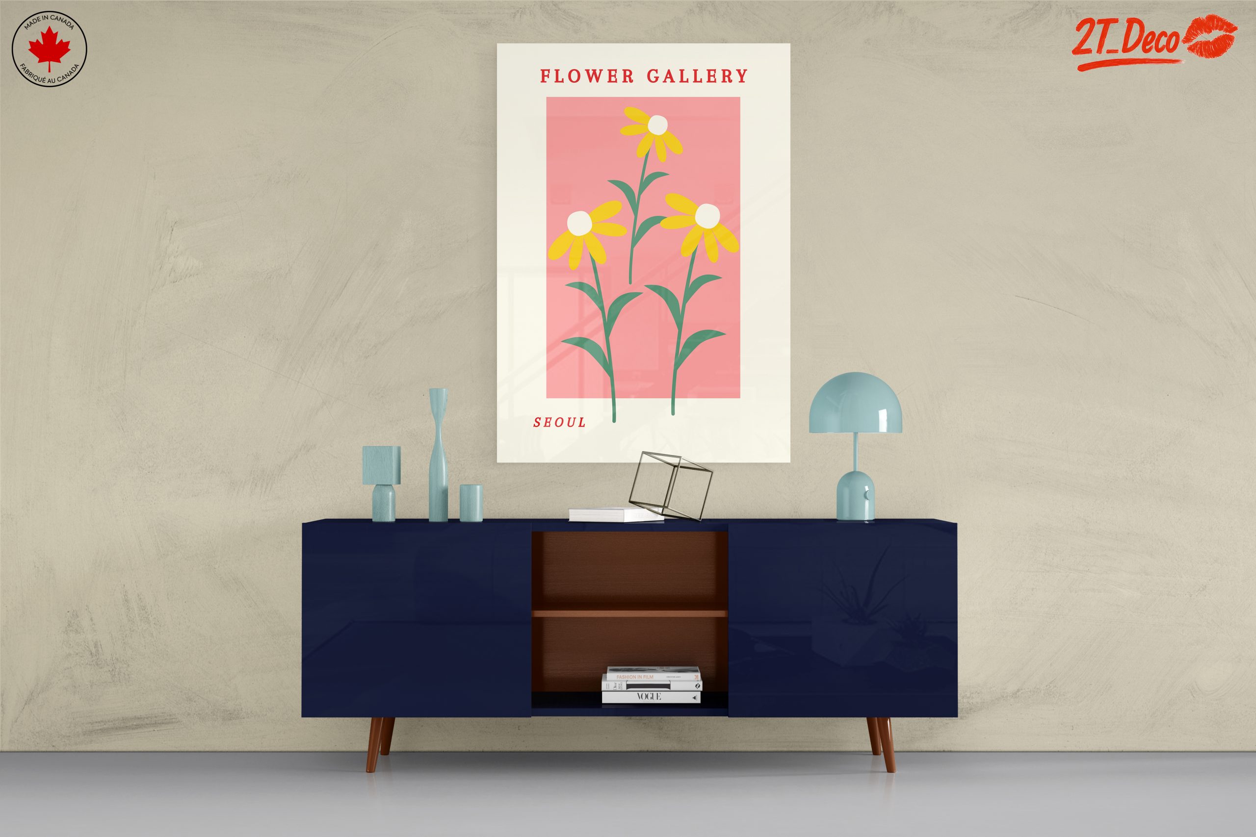 Stylized Botanical Art Featuring Daisies - Image 8