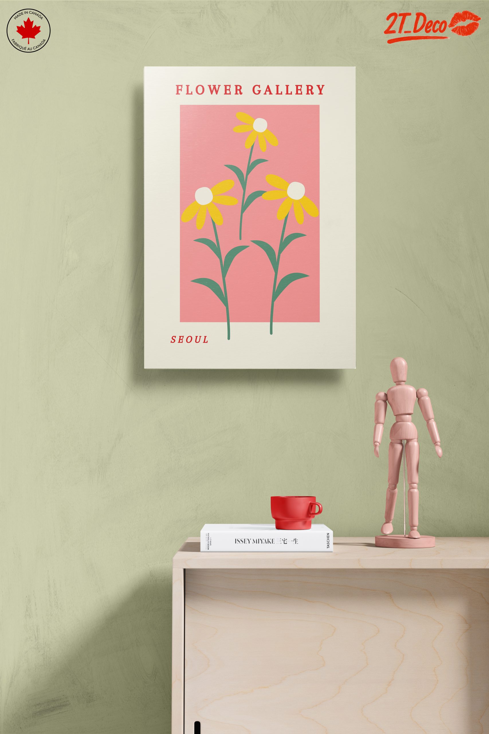 Stylized Botanical Art Featuring Daisies - Image 14