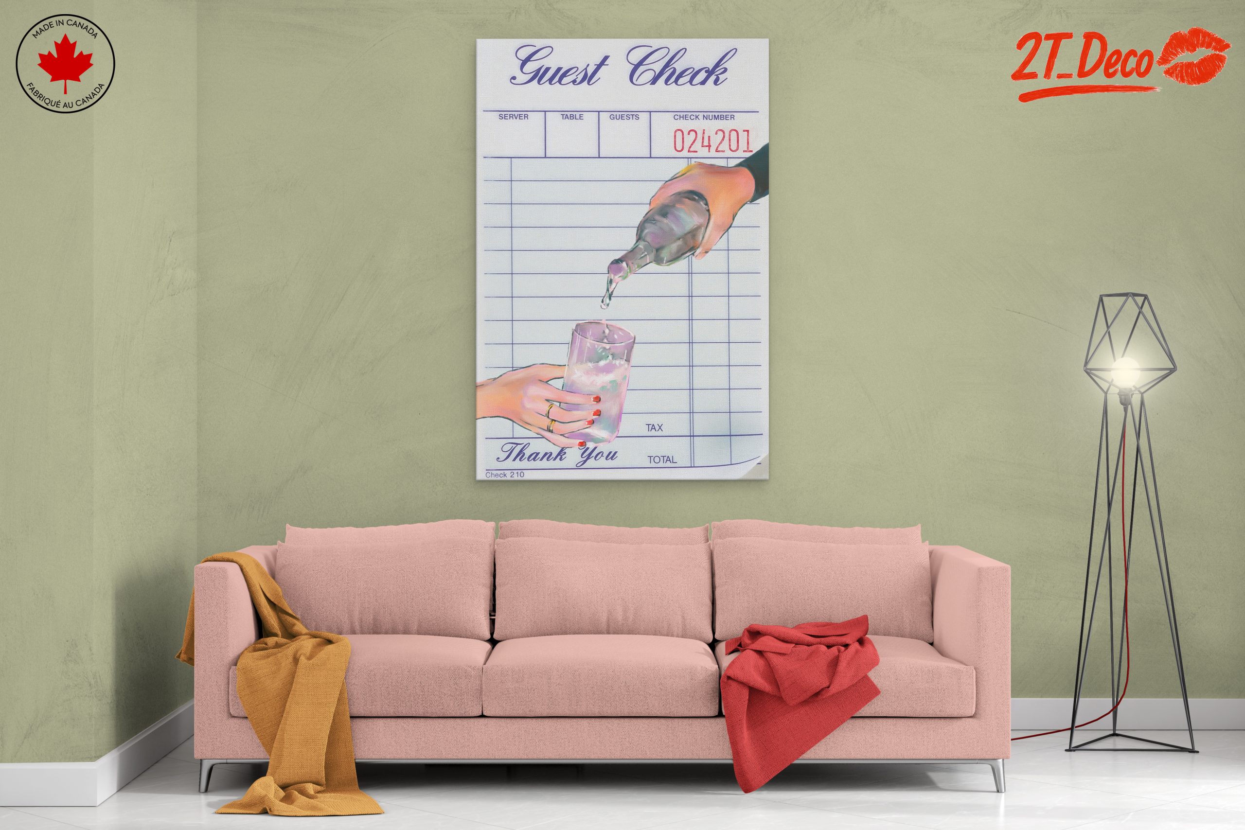 Elegant Bartender Experience Wall Art - Image 2