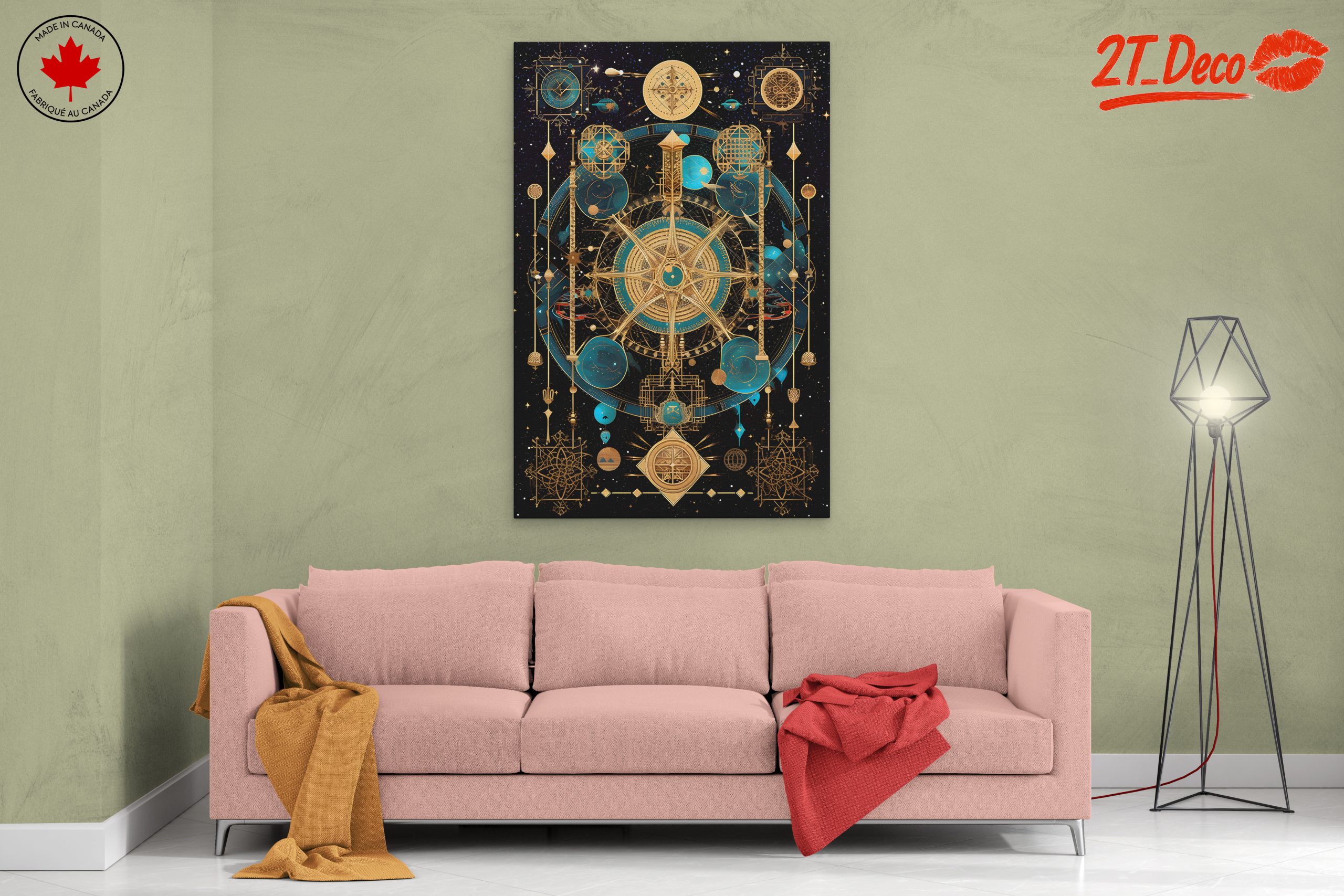 Intricate Celestial Abstract Art Design - Image 2