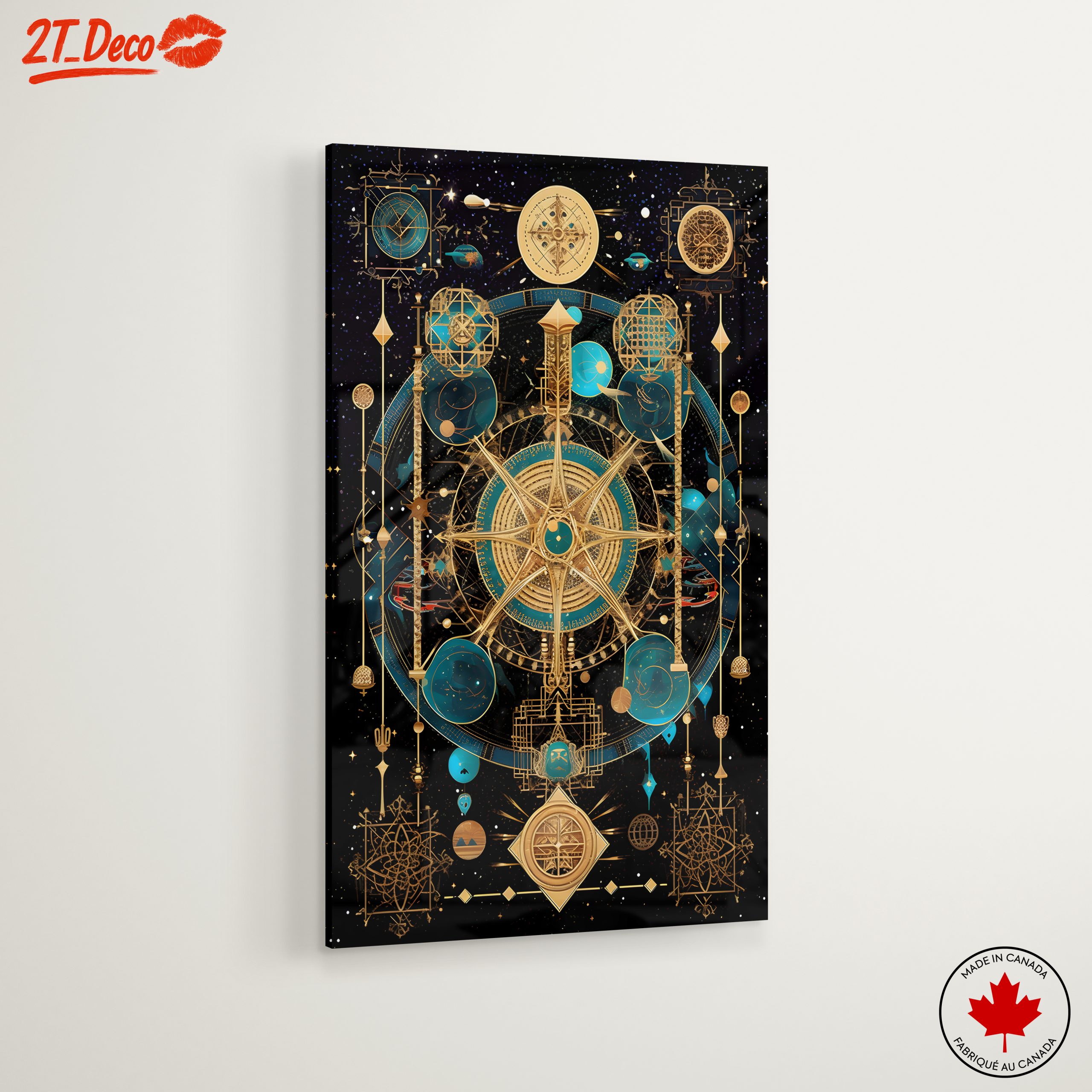 Intricate Celestial Abstract Art Design - Image 6