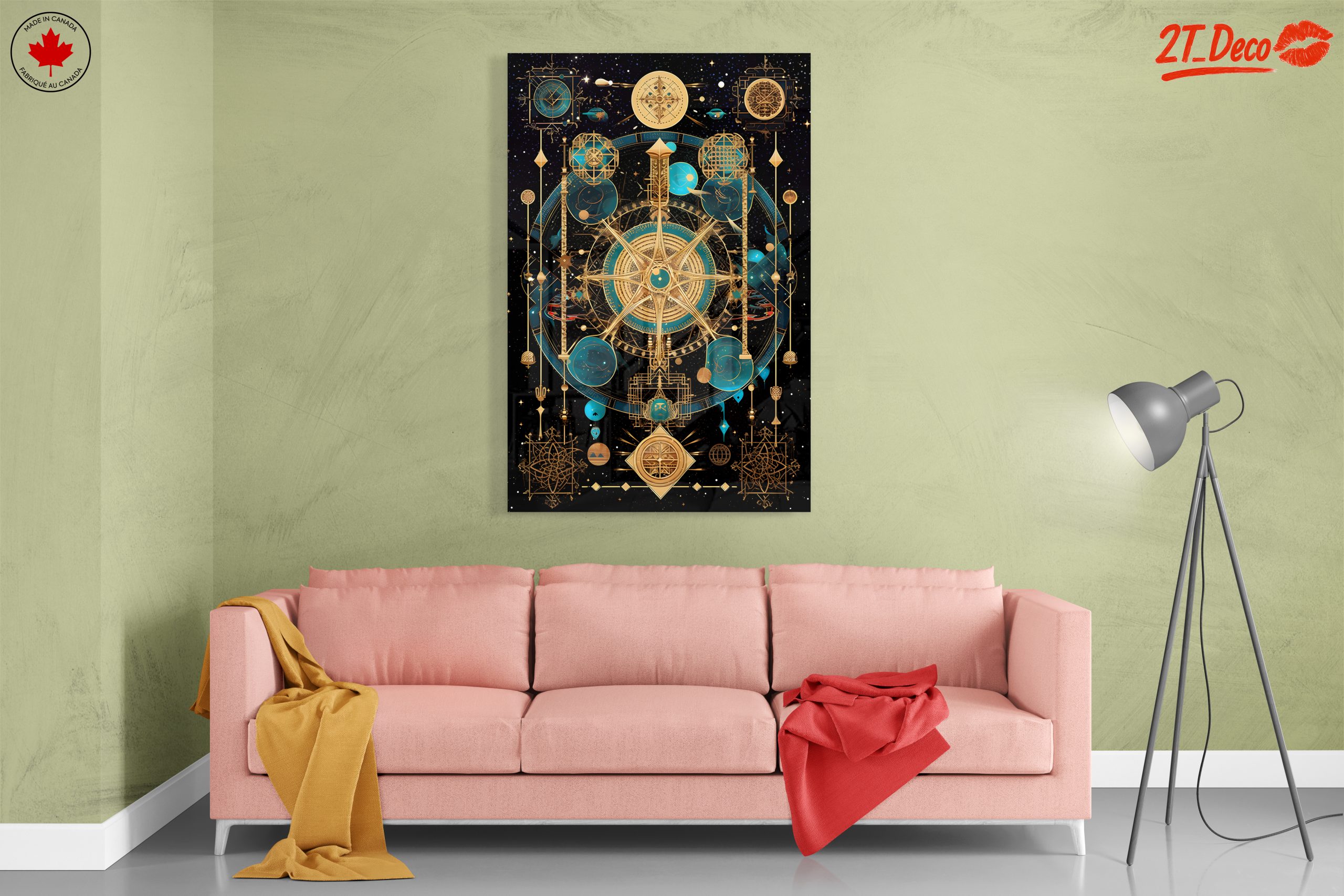 Intricate Celestial Abstract Art Design - Image 7