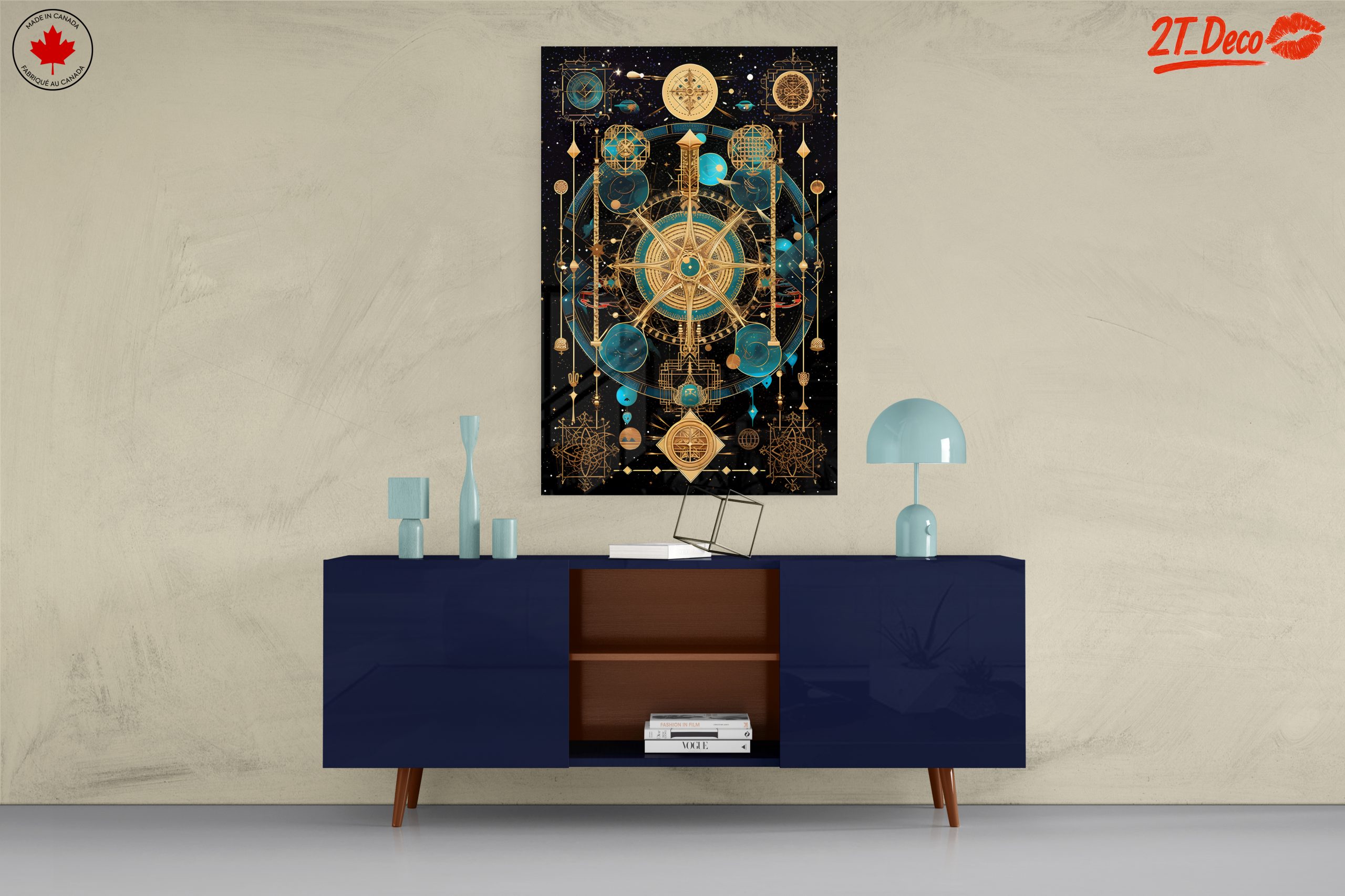 Intricate Celestial Abstract Art Design - Image 8
