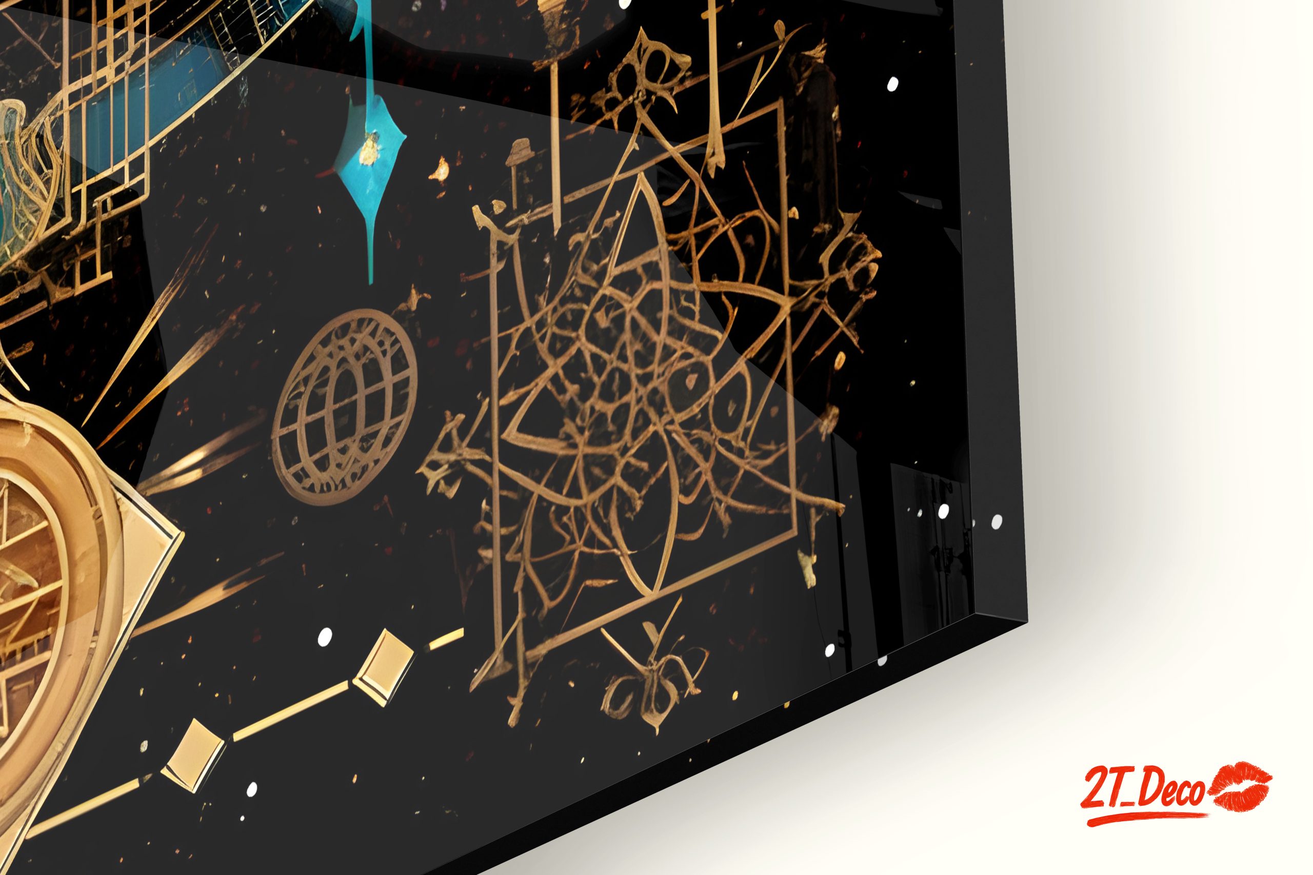 Intricate Celestial Abstract Art Design - Image 9
