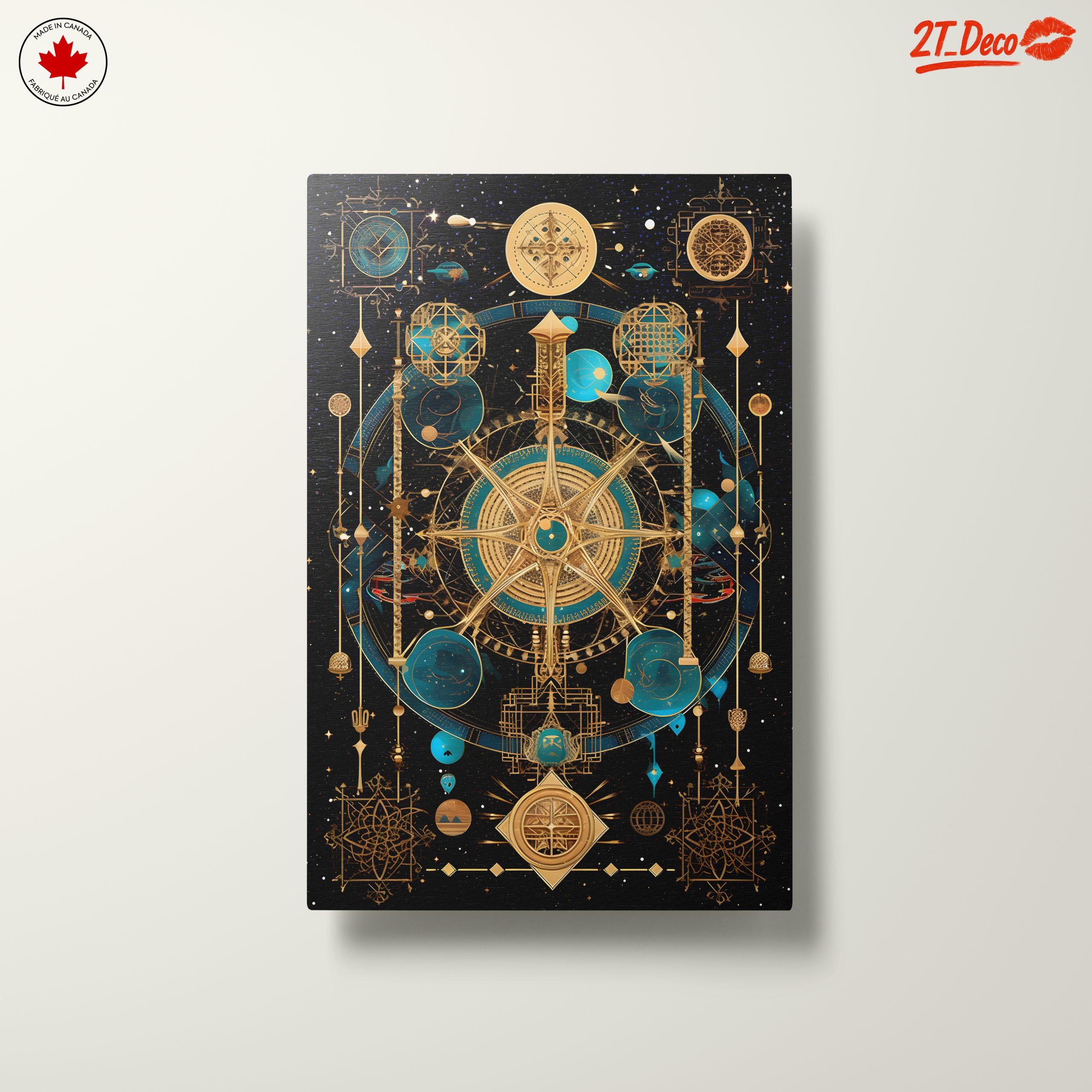Intricate Celestial Abstract Art Design - Image 10