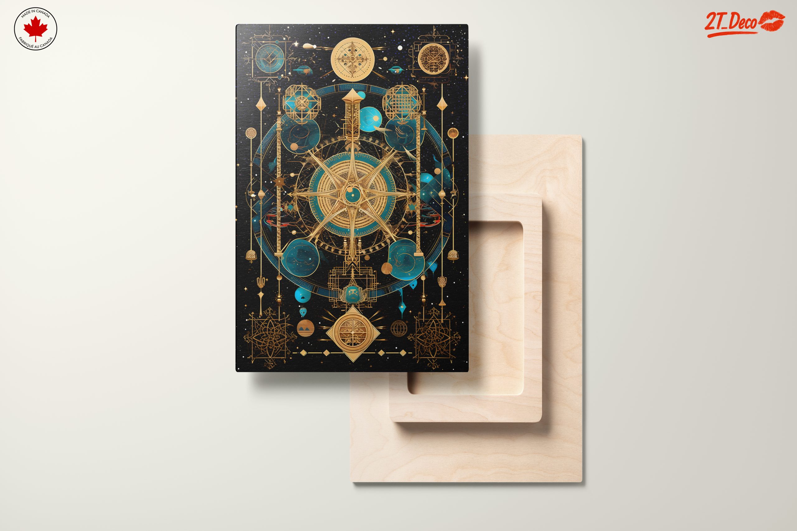 Intricate Celestial Abstract Art Design - Image 11