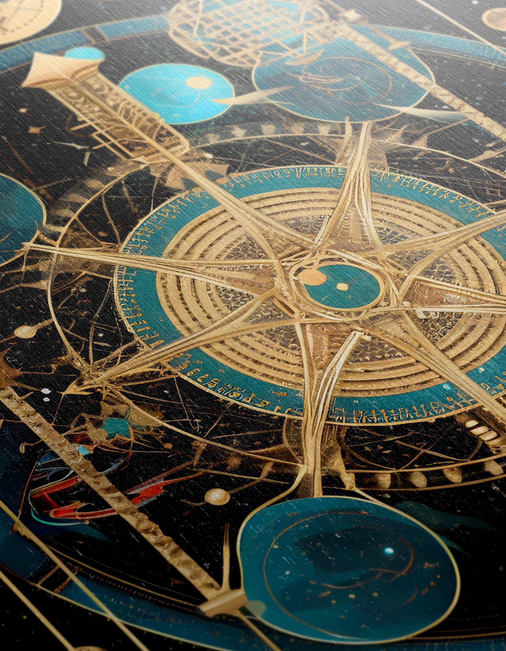 Intricate Celestial Abstract Art Design - Image 12